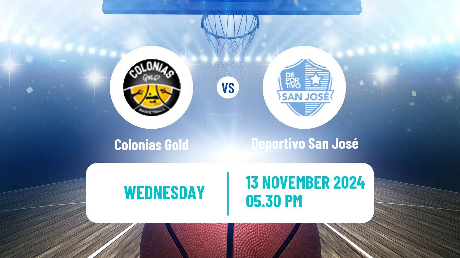 Basketball Paraguayan LNB Basketball Colonias Gold - Deportivo San José