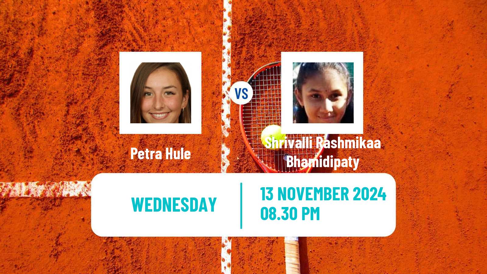 Tennis ITF W50 Brisbane Women Petra Hule - Shrivalli Rashmikaa Bhamidipaty