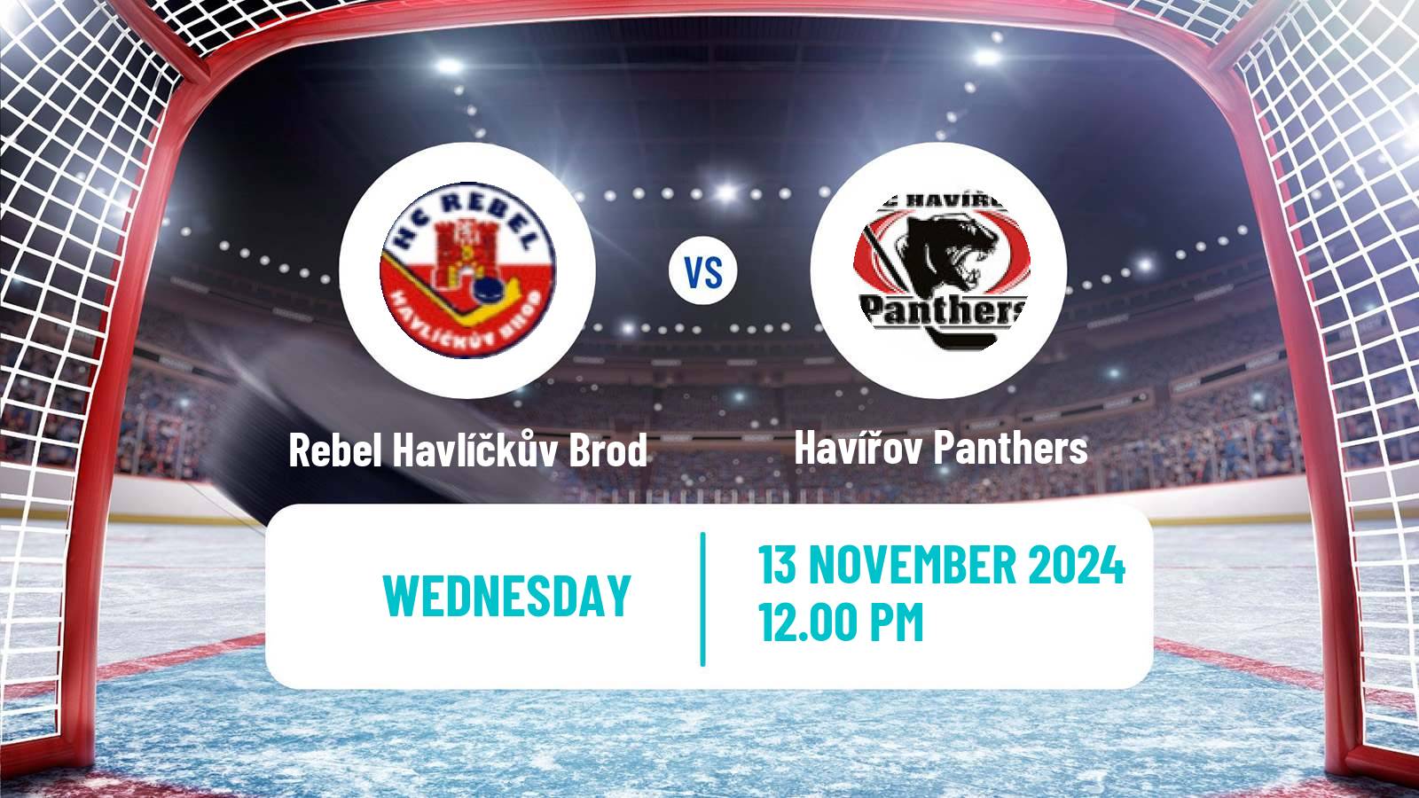 Hockey Czech 2 Liga Hockey East Rebel Havlíčkův Brod - Havířov Panthers