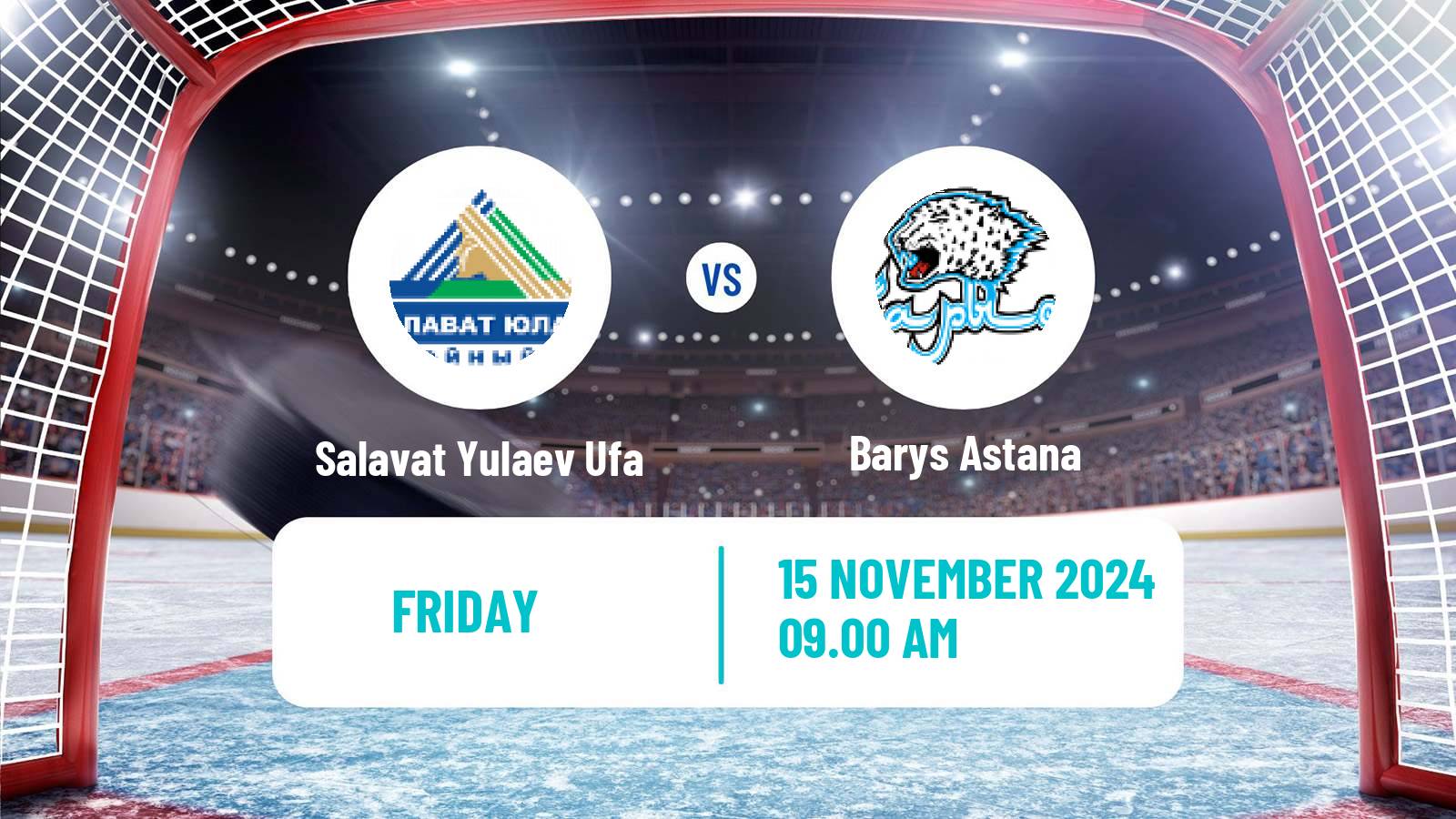 Hockey KHL Salavat Yulaev Ufa - Barys Astana