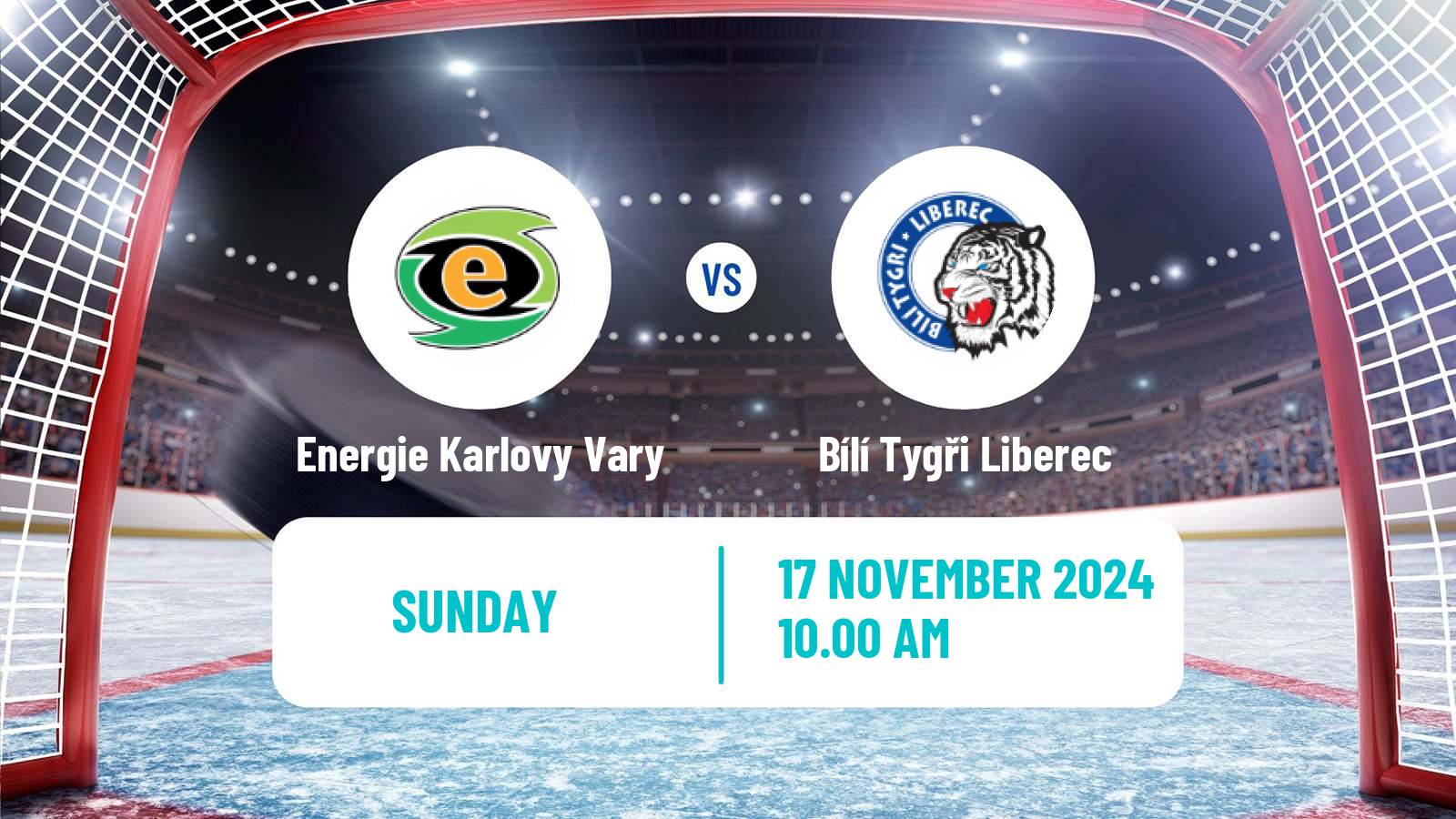 Hockey Czech Extraliga Energie Karlovy Vary - Bílí Tygři Liberec