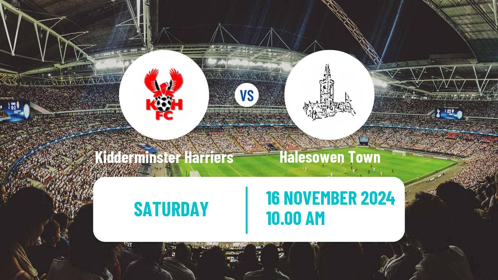 Soccer English FA Trophy Kidderminster Harriers - Halesowen Town