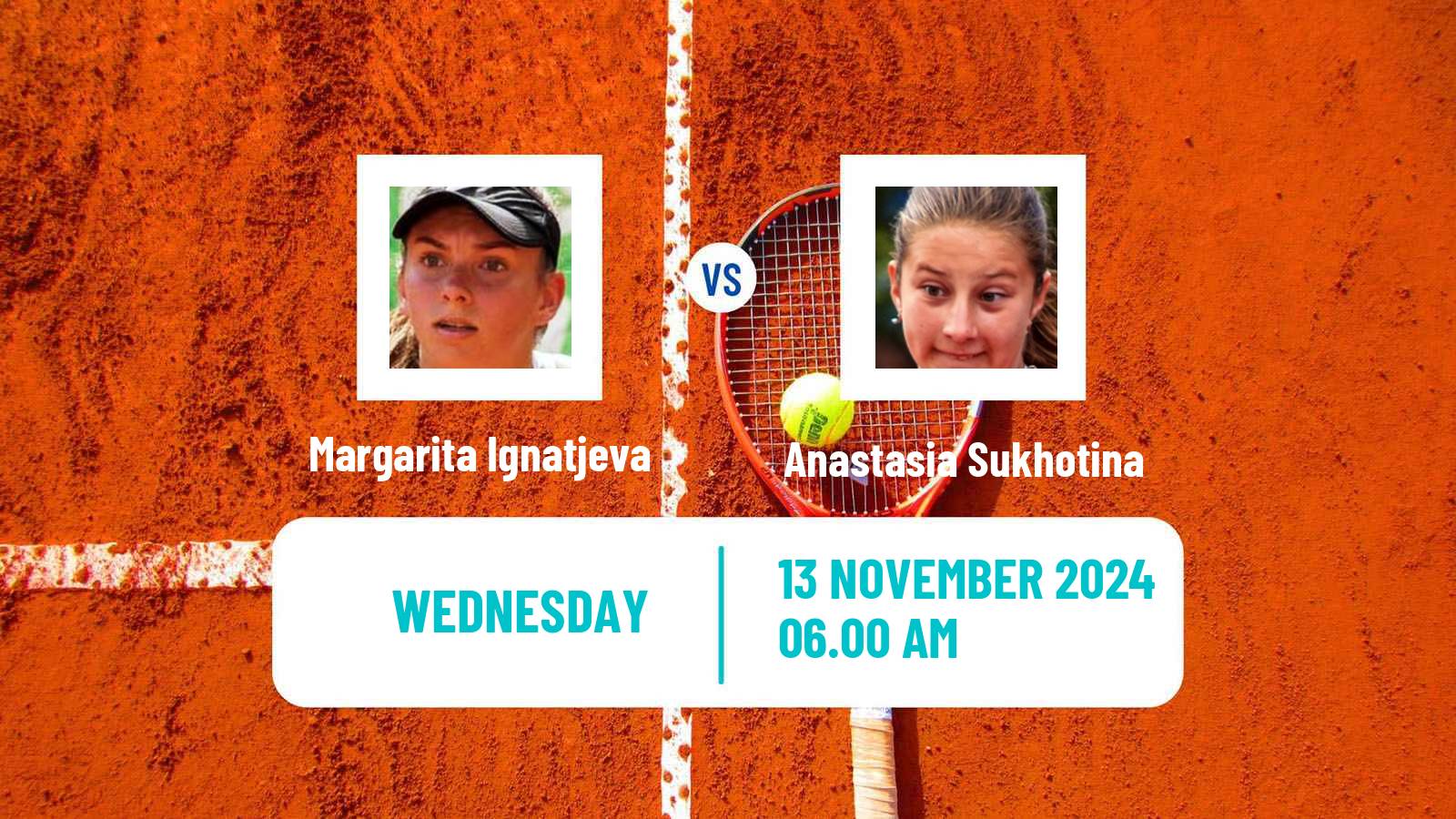 Tennis ITF W15 Heraklion 7 Women Margarita Ignatjeva - Anastasia Sukhotina