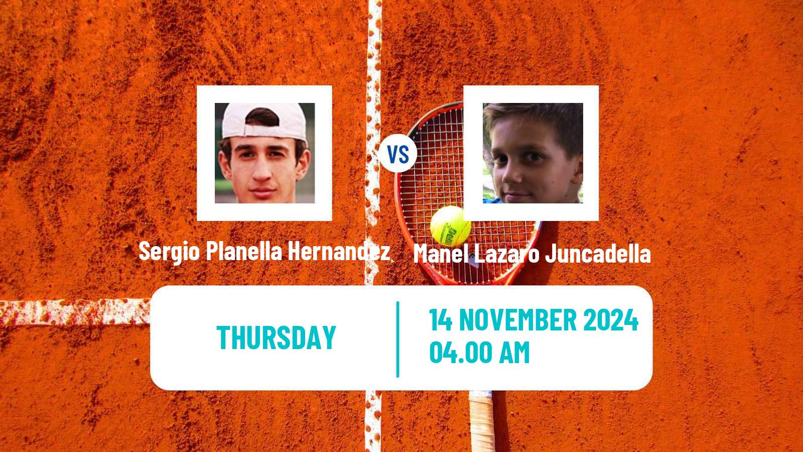 Tennis ITF M15 Valencia Men Sergio Planella Hernandez - Manel Lazaro Juncadella