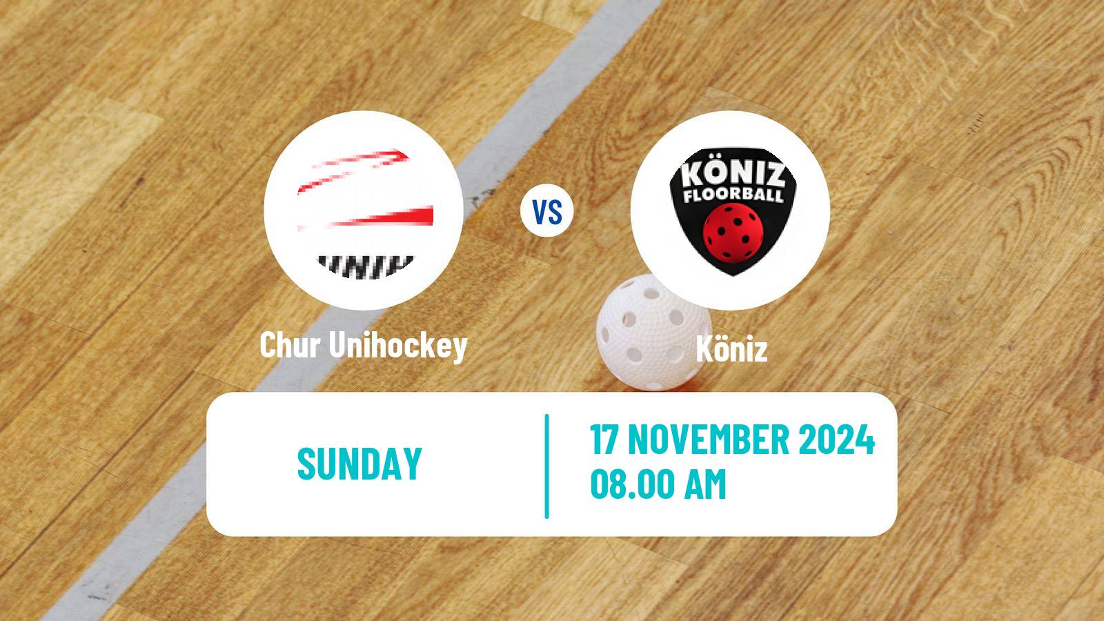 Floorball Swiss NLA Floorball Chur Unihockey - Köniz