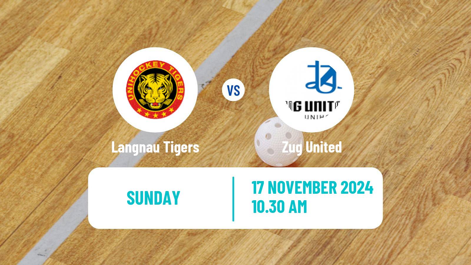 Floorball Swiss NLA Floorball Langnau Tigers - Zug United