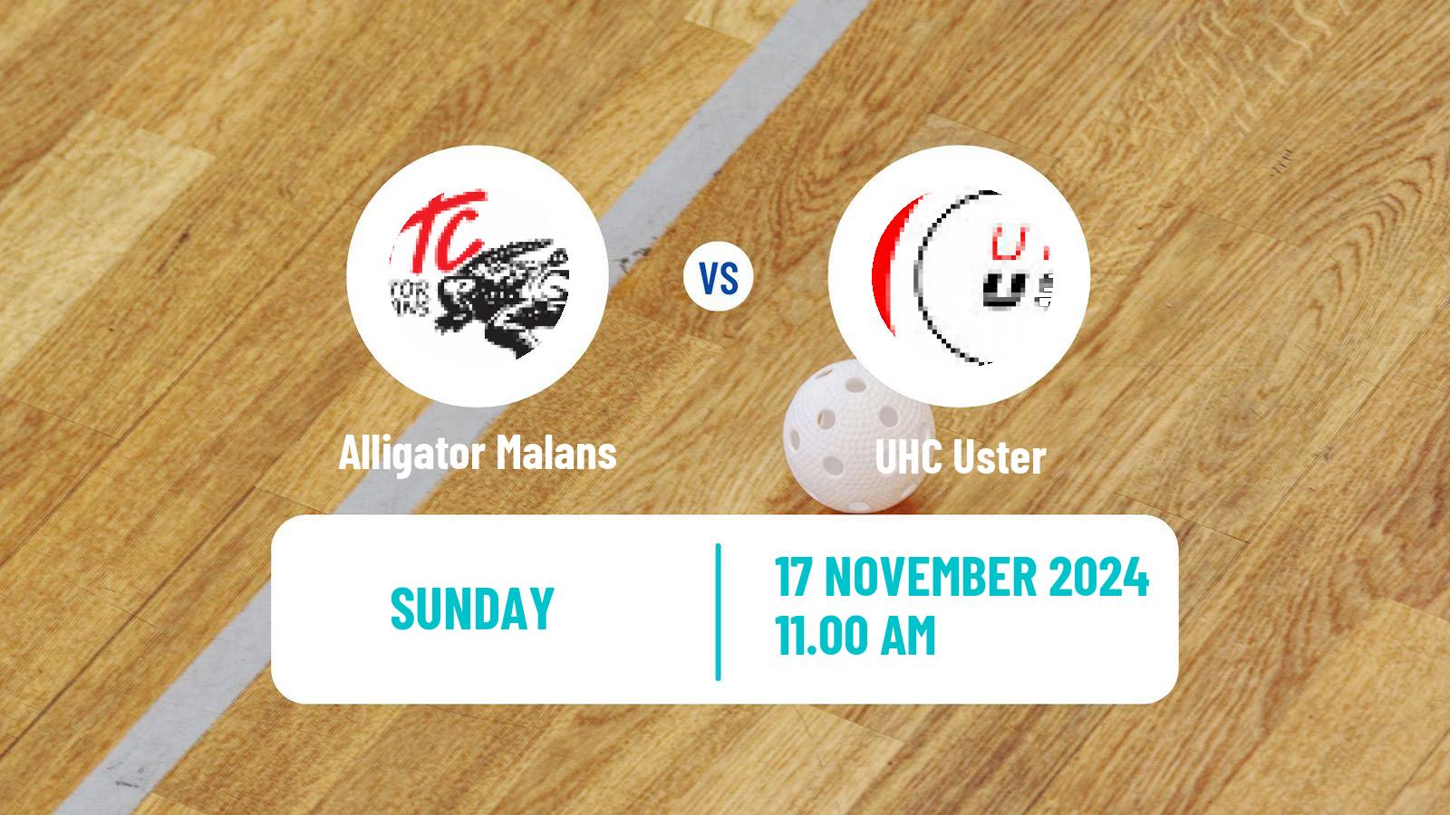 Floorball Swiss NLA Floorball Alligator Malans - Uster