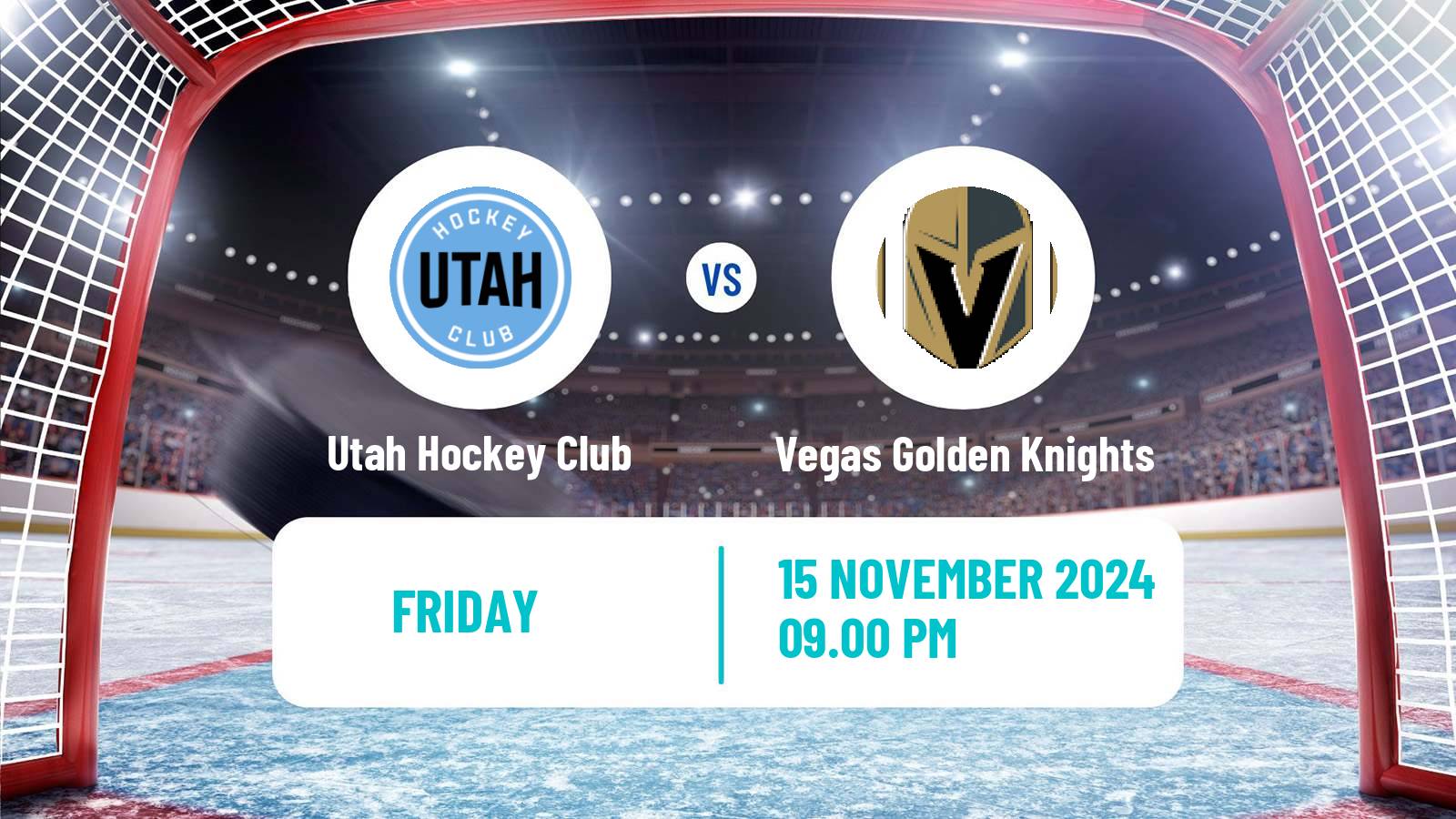 Hockey NHL Utah Hockey Club - Vegas Golden Knights