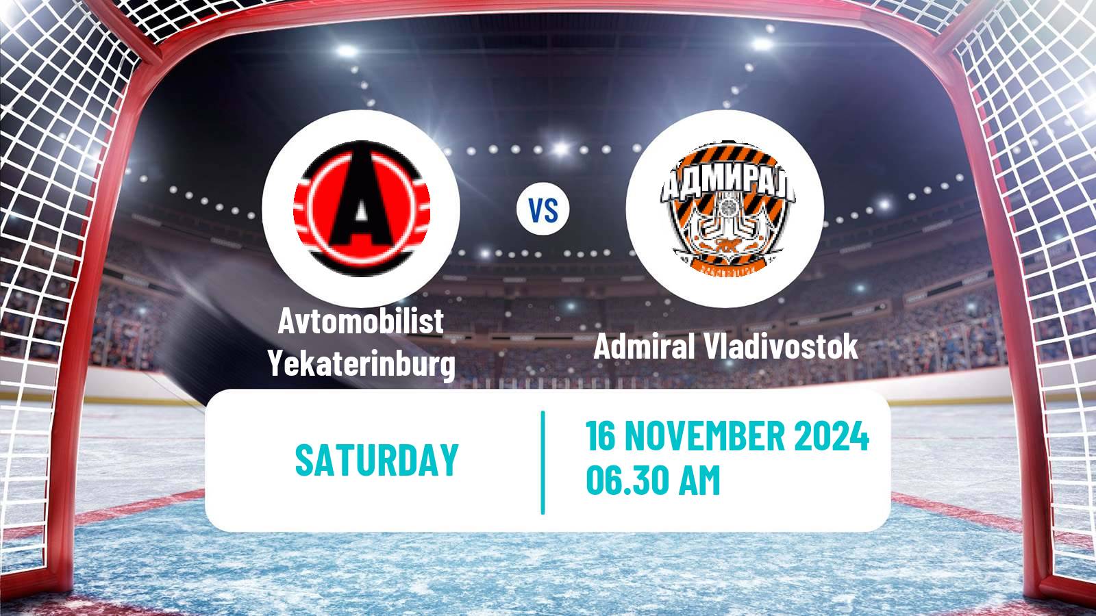 Hockey KHL Avtomobilist Yekaterinburg - Admiral Vladivostok