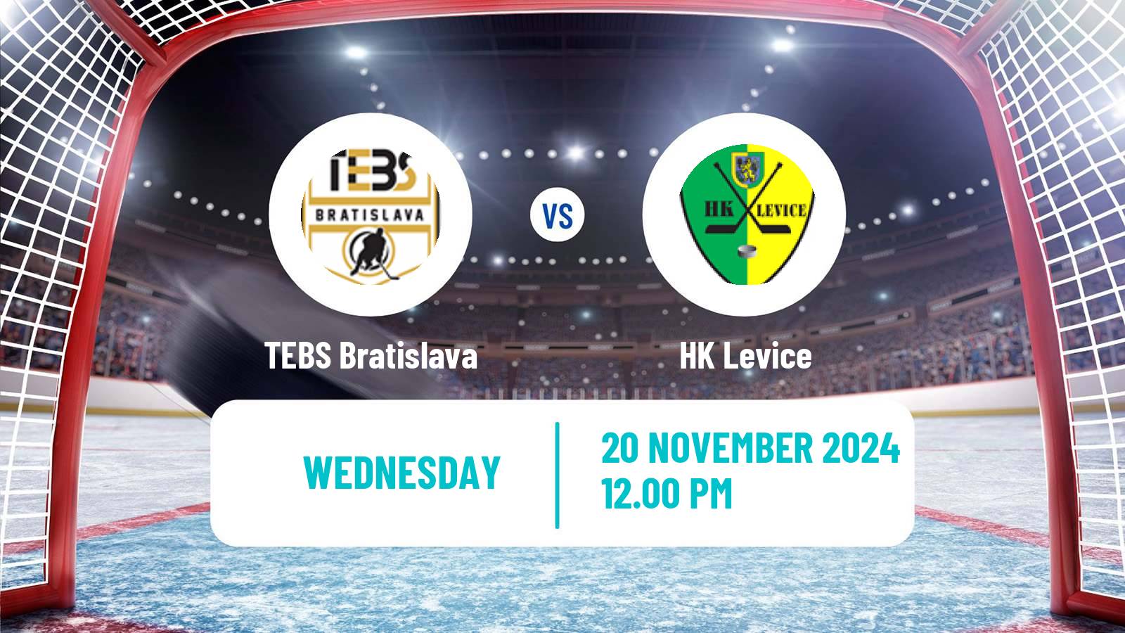 Hockey Slovak 1 Liga Hockey TEBS Bratislava - Levice