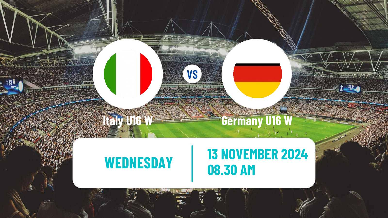 Soccer Friendly International Women Italy U16 W - Germany U16 W