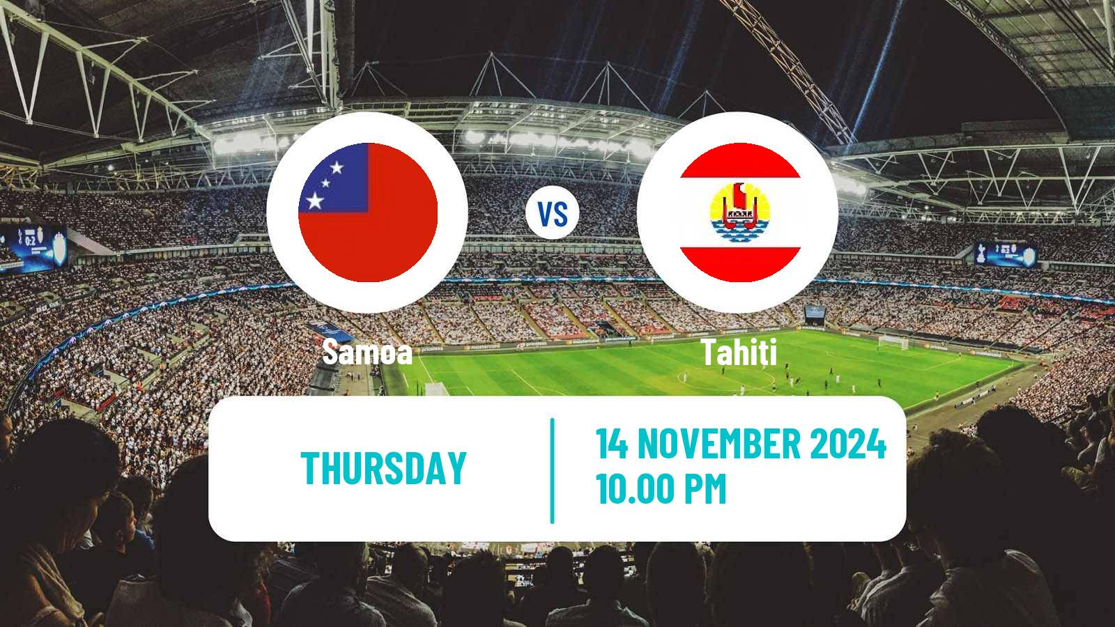 Soccer FIFA World Cup Samoa - Tahiti