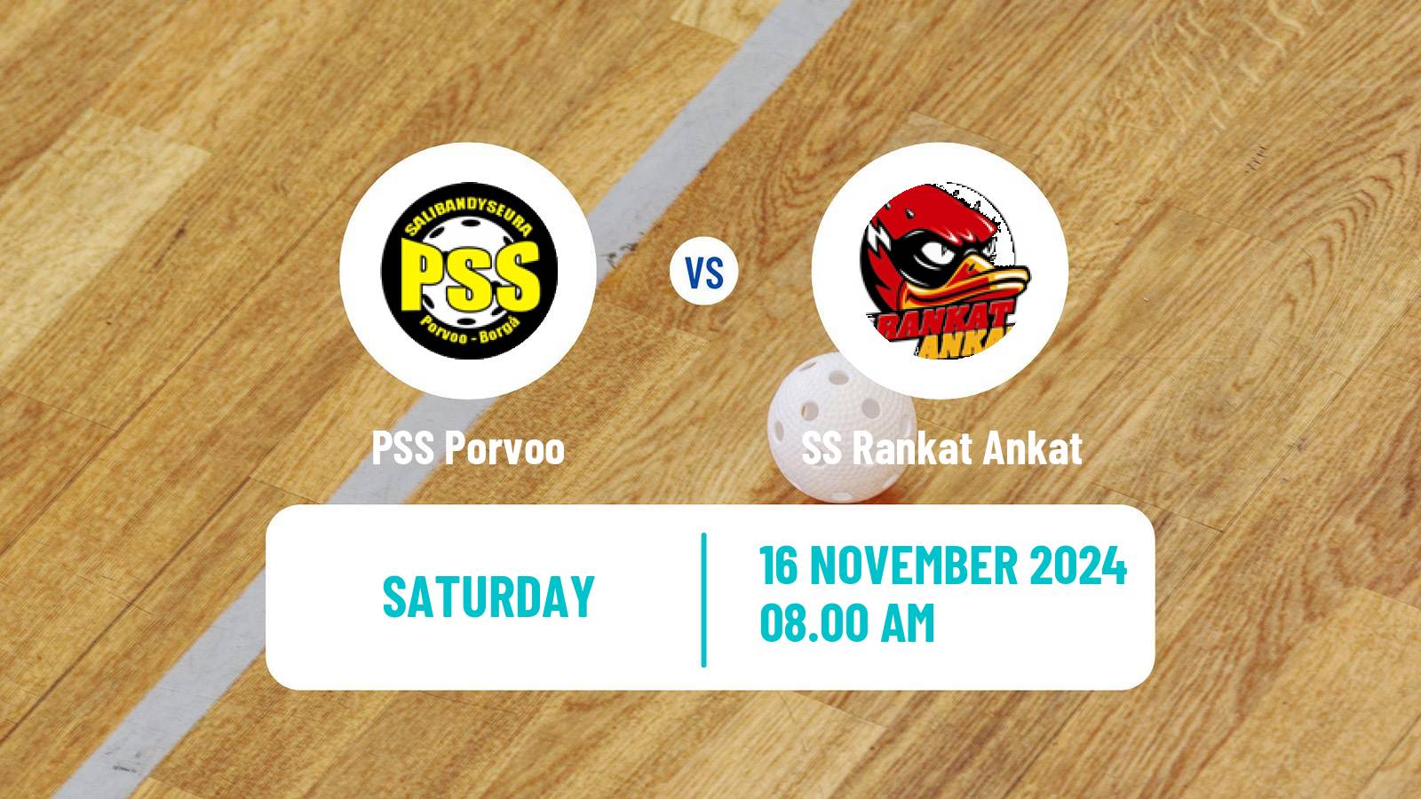 Floorball Finnish F-Liiga Women PSS Porvoo - SS Rankat Ankat