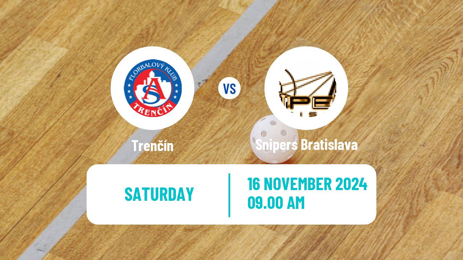 Floorball Slovak Extraliga Floorball Trenčín - Snipers Bratislava