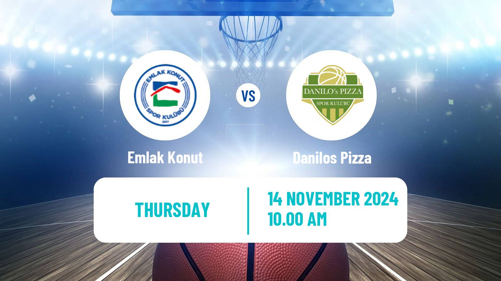 Basketball Turkish Basketball League Women Emlak Konut - Danilos Pizza