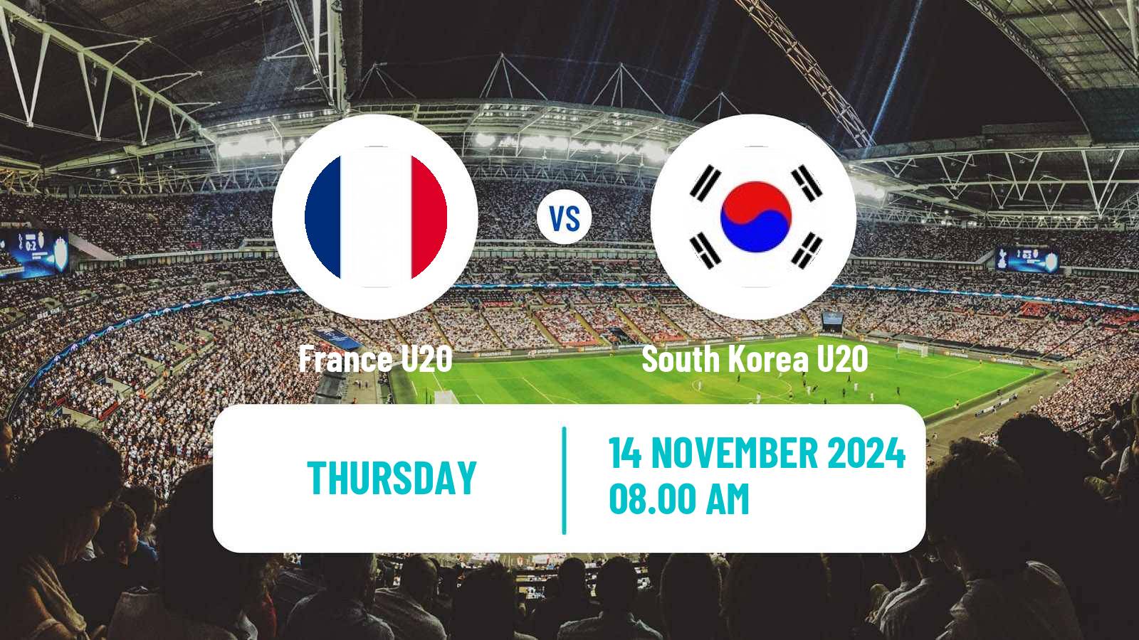 Soccer Friendly France U20 - South Korea U20