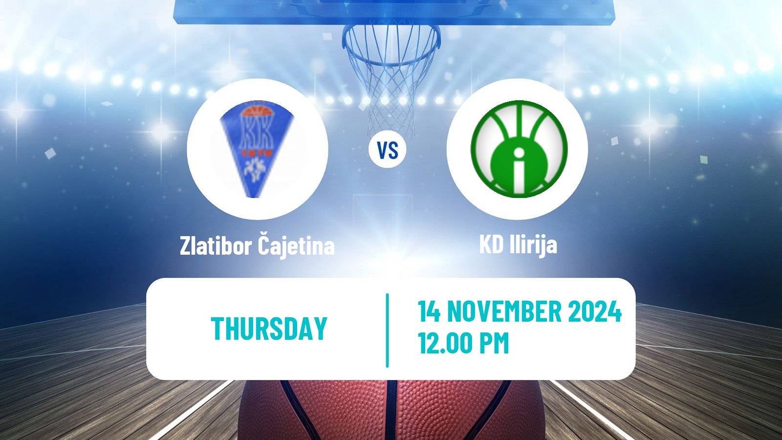 Basketball Adriatic League 2 Zlatibor Čajetina - Ilirija