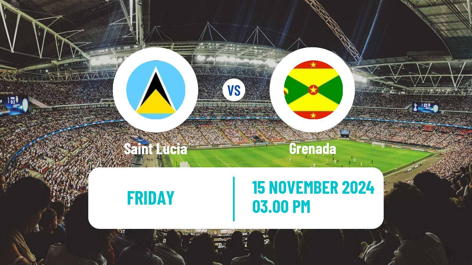 Soccer CONCACAF Nations League Saint Lucia - Grenada