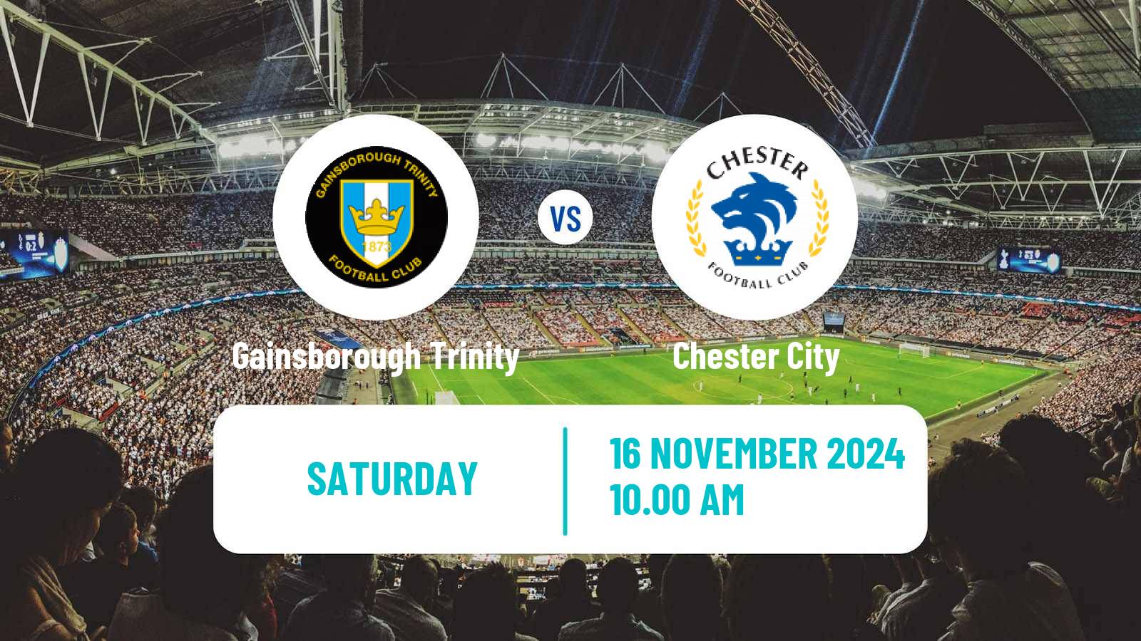 Soccer English FA Trophy Gainsborough Trinity - Chester