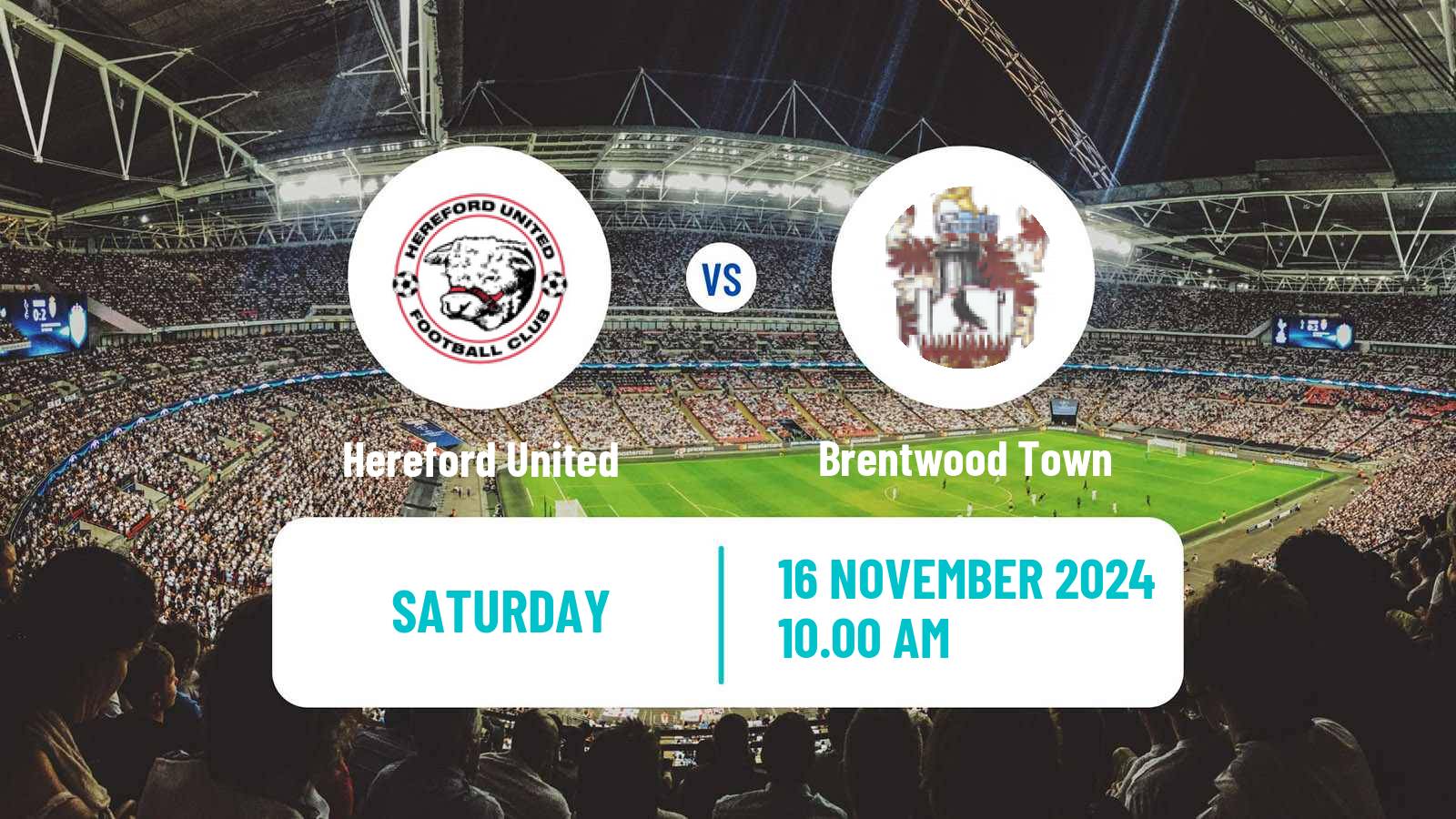 Soccer English FA Trophy Hereford United - Brentwood Town