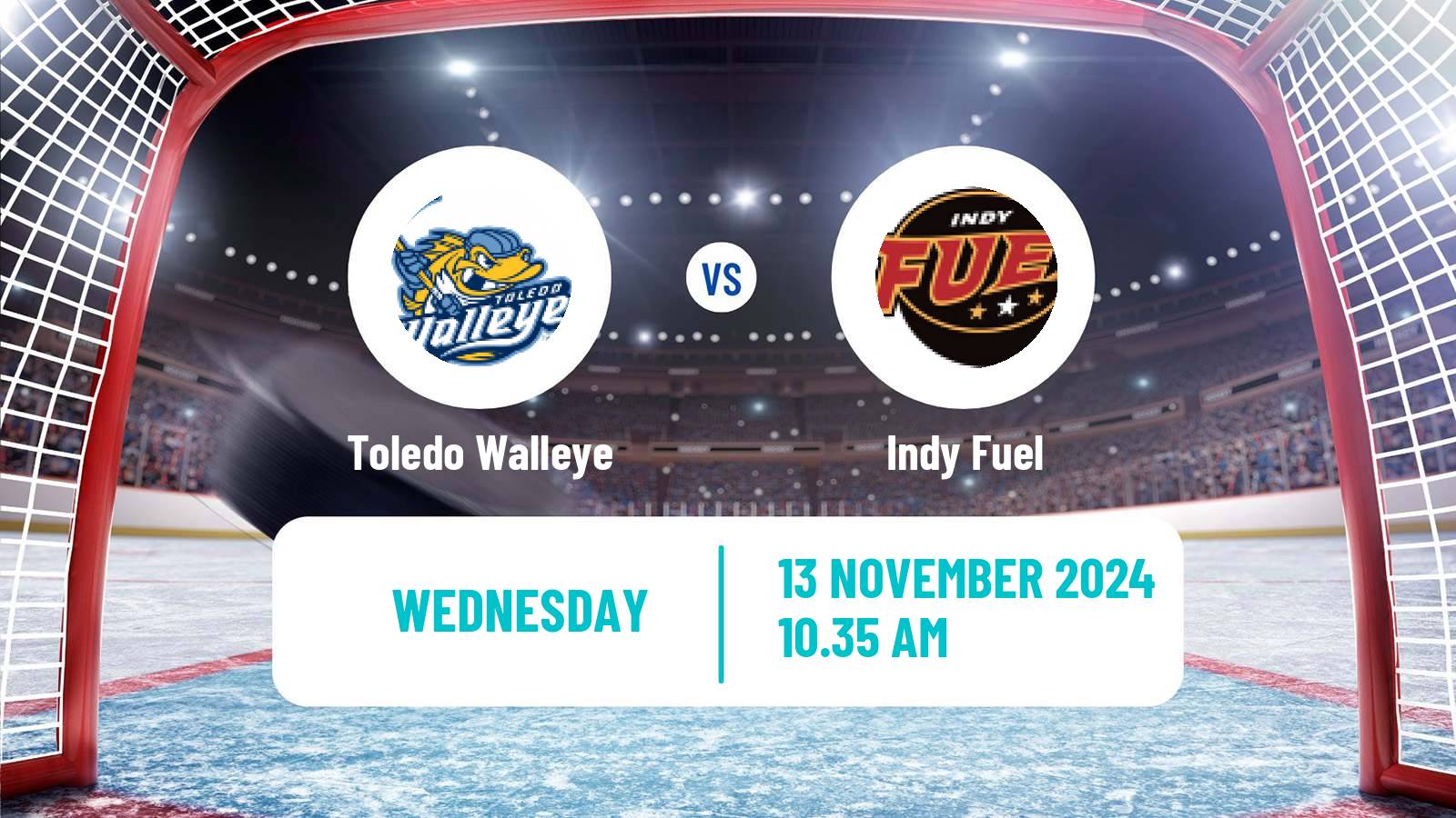 Hockey ECHL Toledo Walleye - Indy Fuel