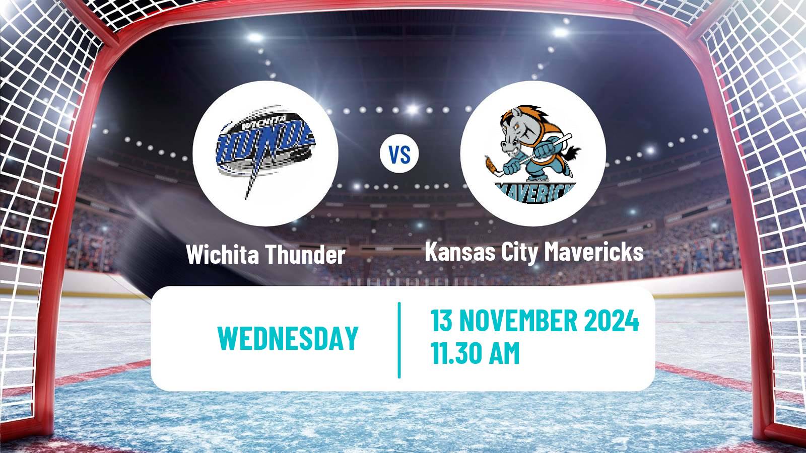 Hockey ECHL Wichita Thunder - Kansas City Mavericks