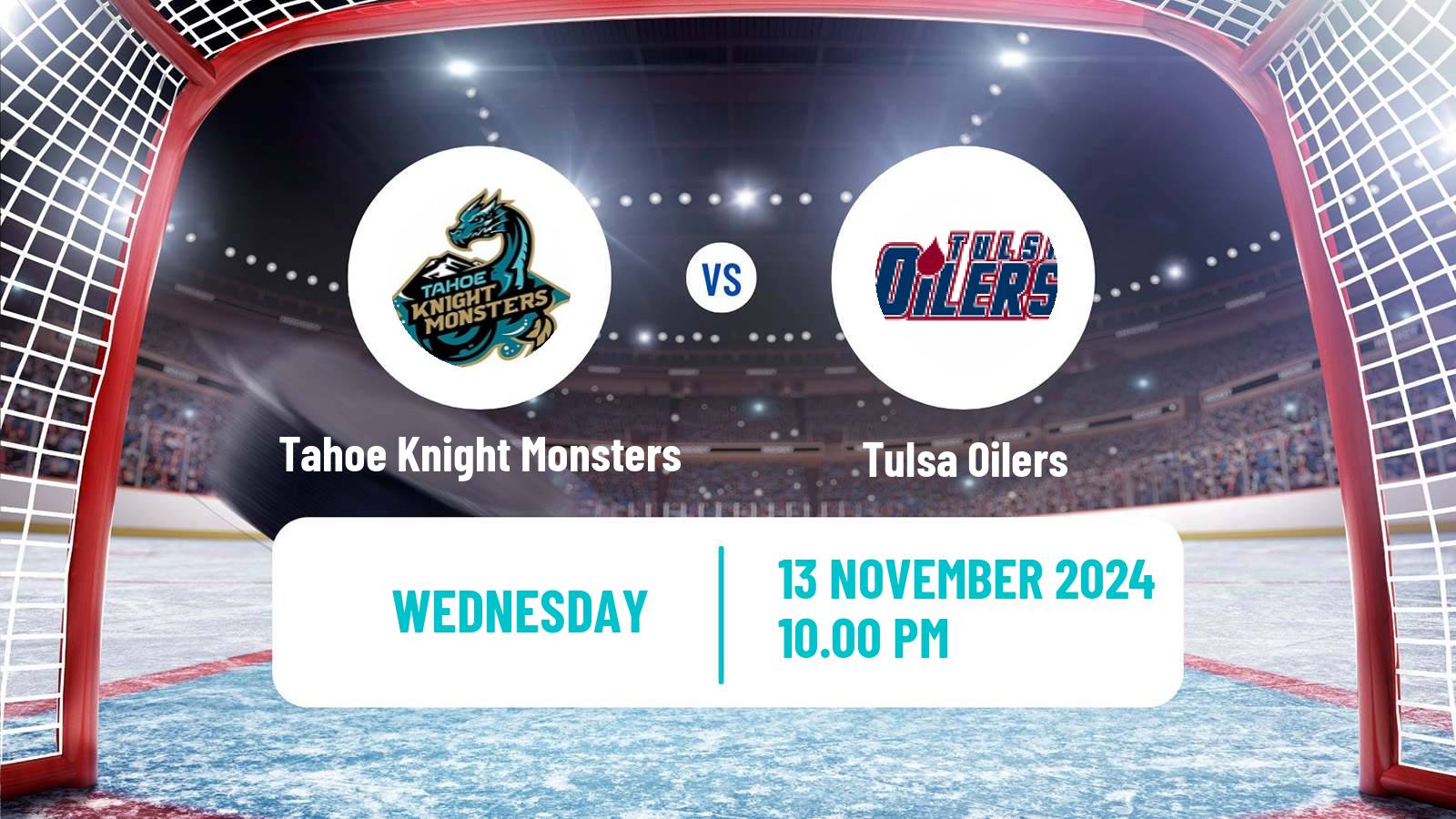 Hockey ECHL Tahoe Knight Monsters - Tulsa Oilers