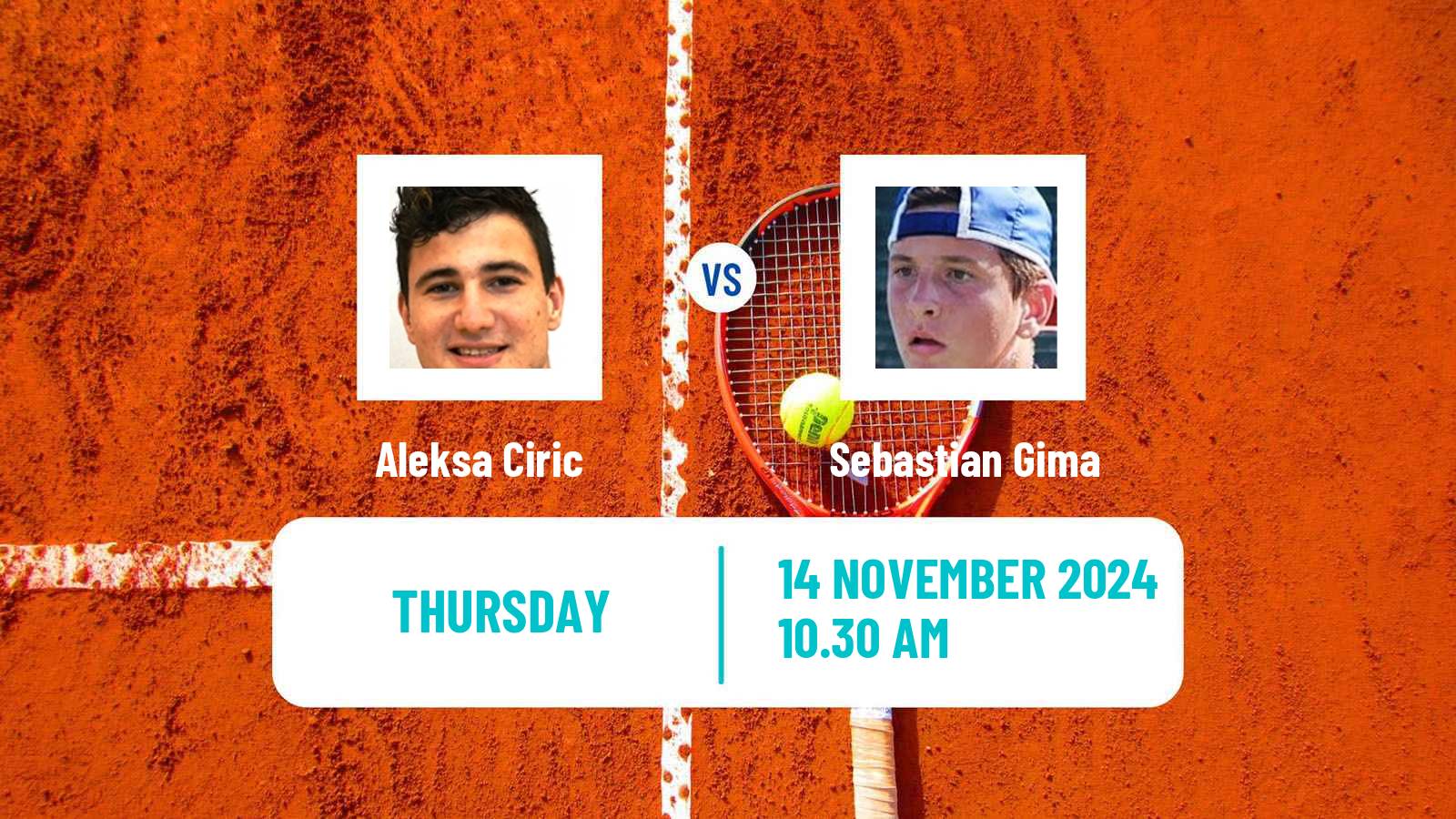 Tennis ITF M15 Boca Raton Fl Men Aleksa Ciric - Sebastian Gima