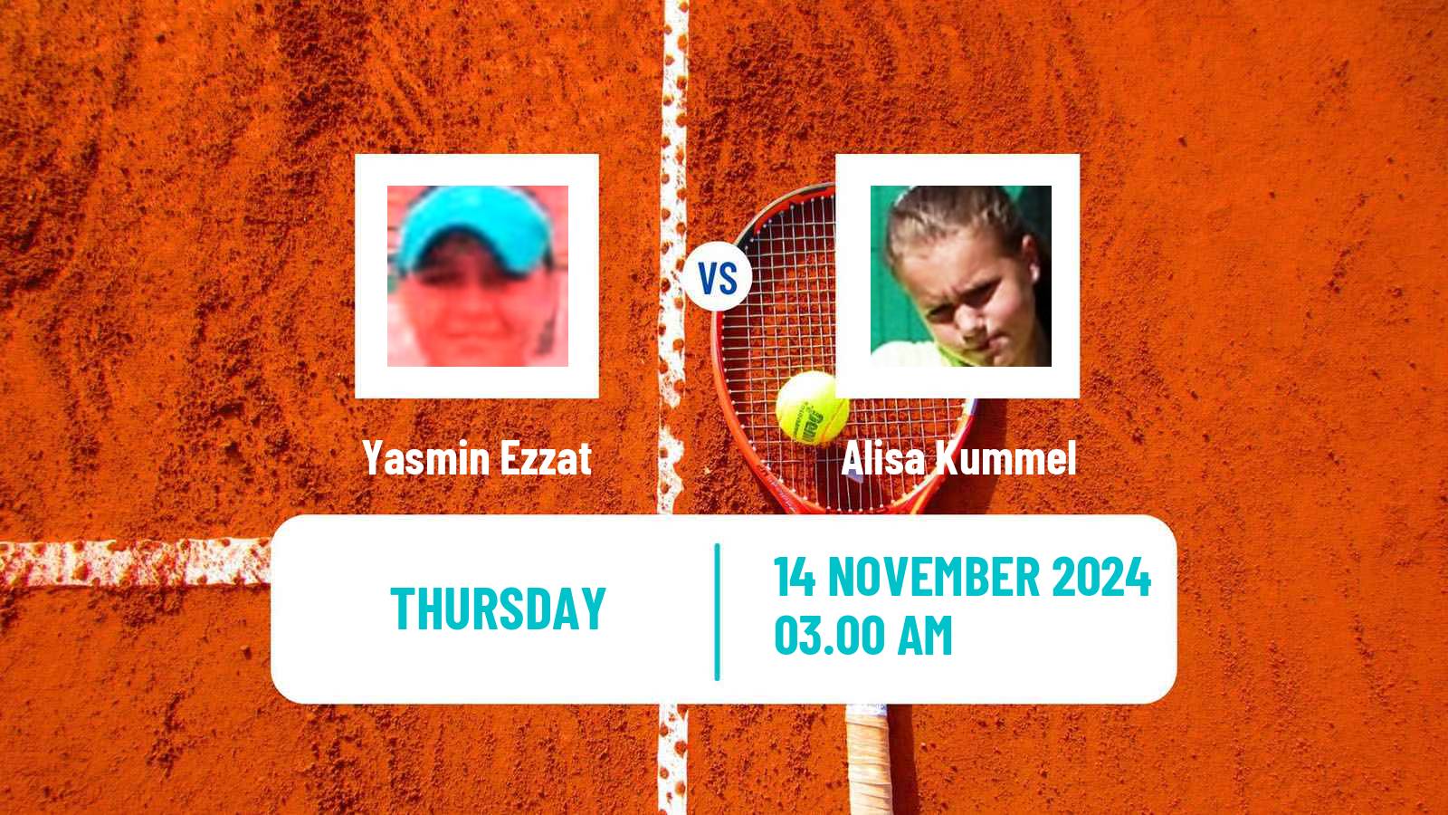 Tennis ITF W15 Sharm Elsheikh 18 Women Yasmin Ezzat - Alisa Kummel