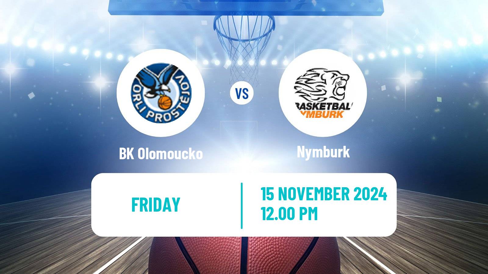 Basketball Czech NBL Olomoucko - Nymburk