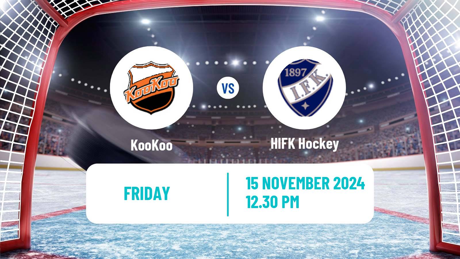 Hockey Finnish SM-liiga KooKoo - HIFK