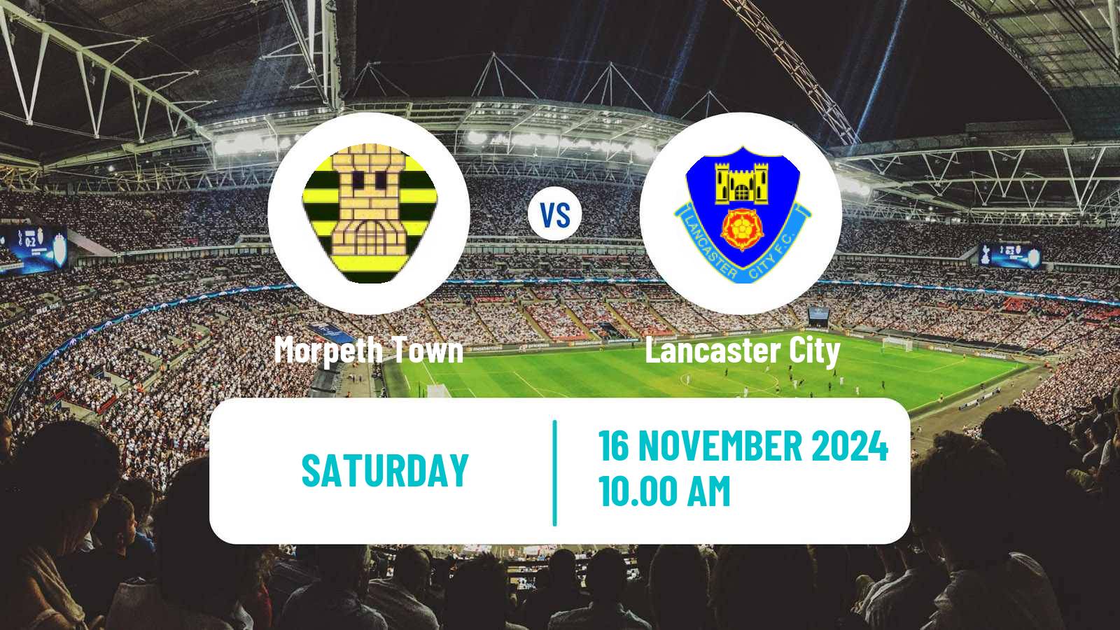 Soccer English NPL Premier Division Morpeth Town - Lancaster City