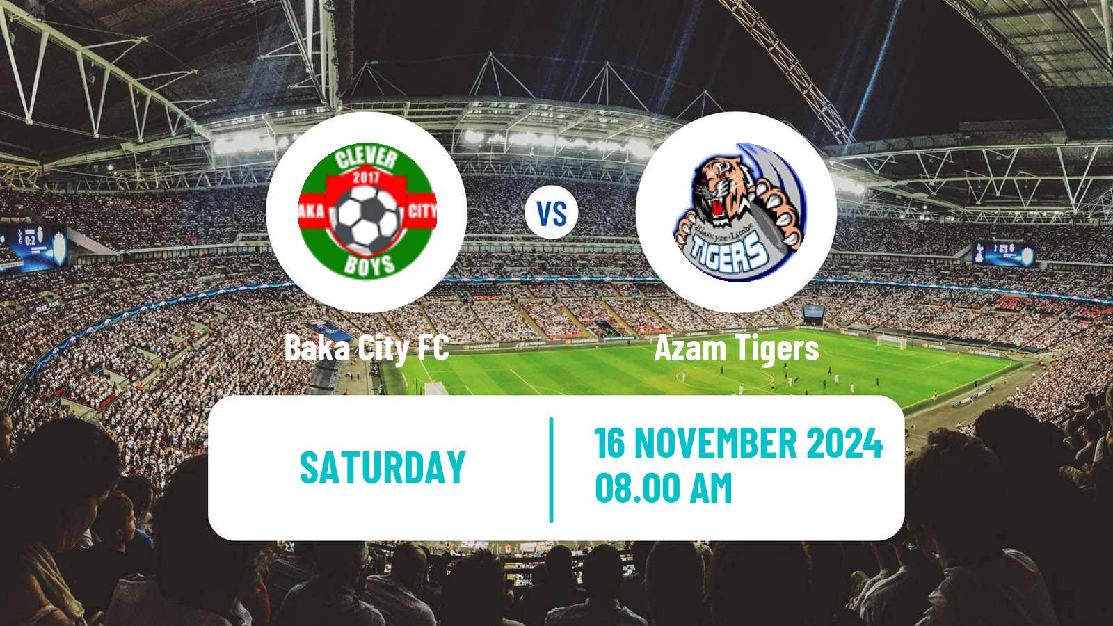 Soccer Malawi Premier Division Baka City - Azam Tigers