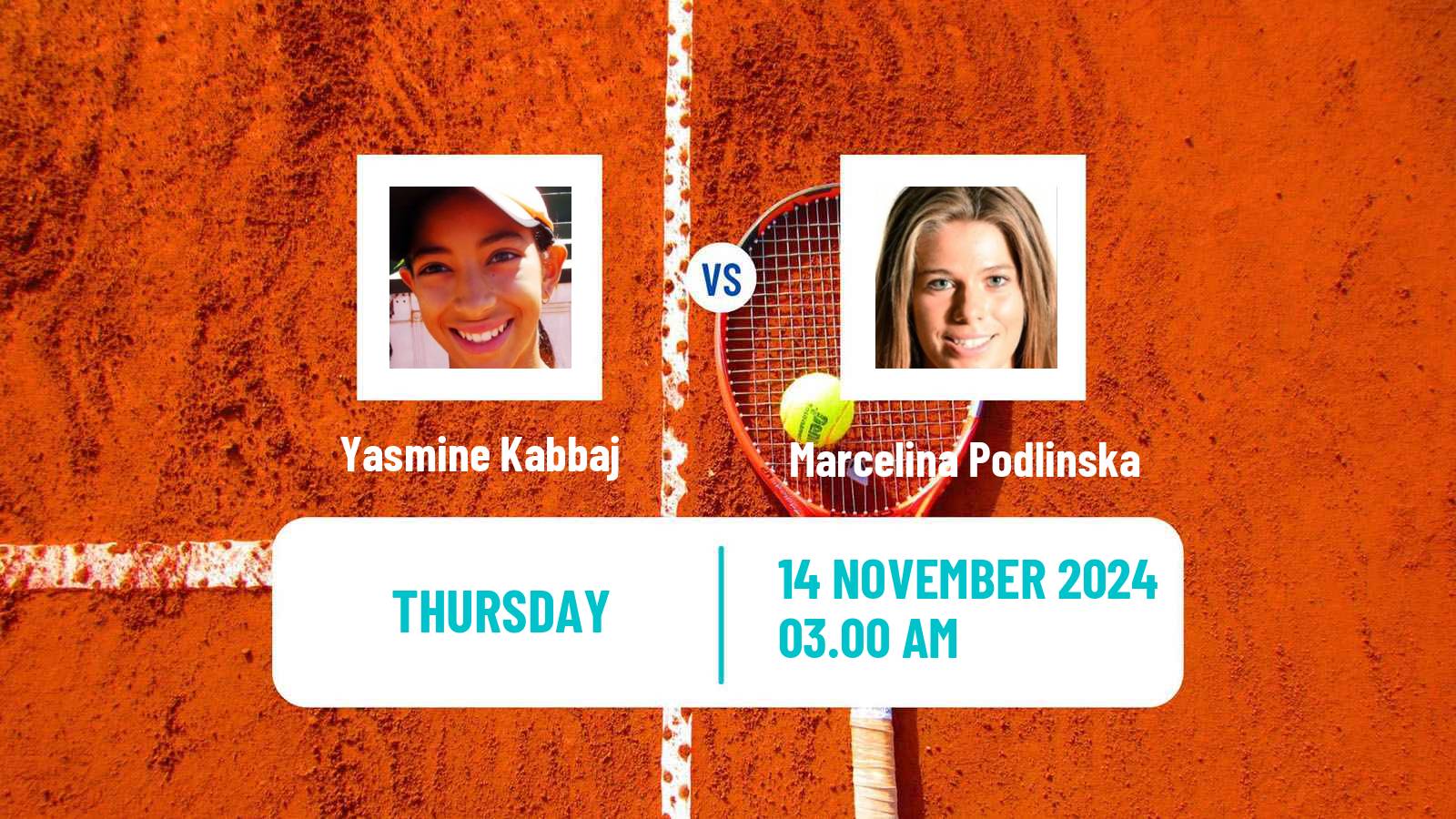 Tennis ITF W15 Heraklion 7 Women Yasmine Kabbaj - Marcelina Podlinska