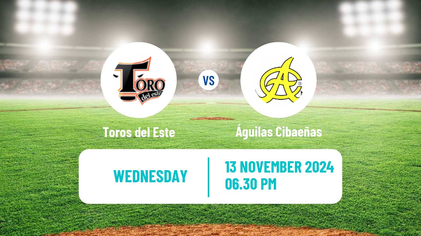 Baseball LIDOM Toros del Este - Águilas Cibaeñas