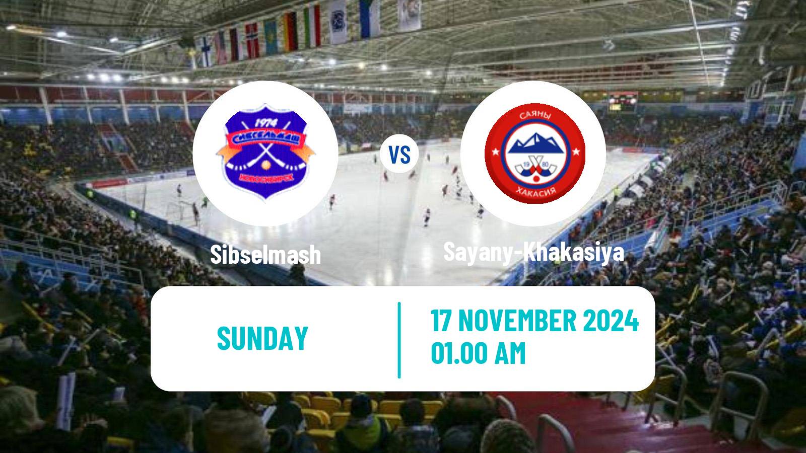 Bandy Russian Super League Bandy Sibselmash - Sayany-Khakasiya