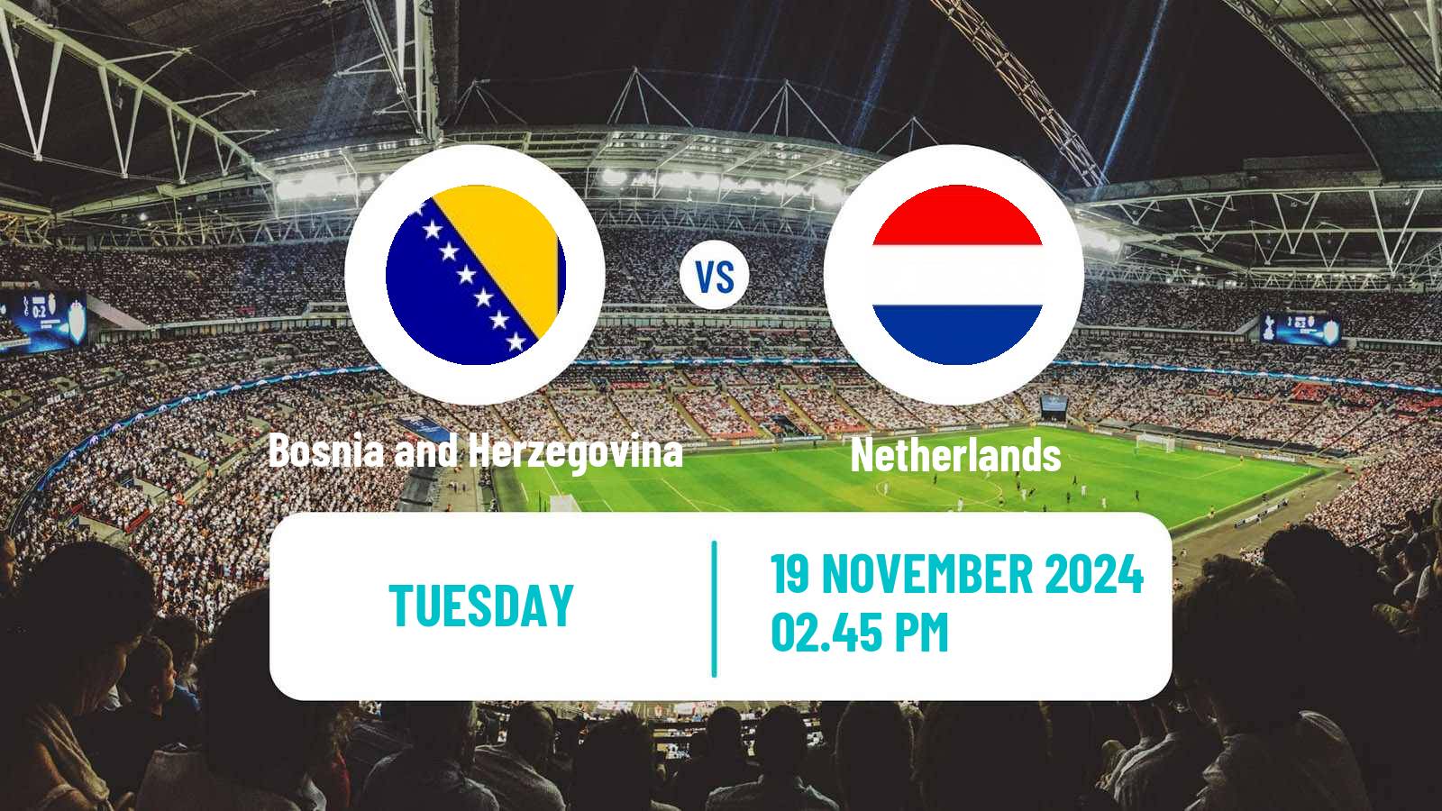 Soccer UEFA Nations League Bosnia and Herzegovina - Netherlands