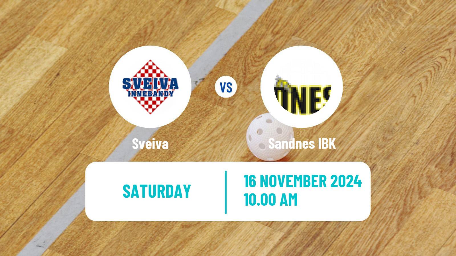 Floorball Norwegian Eliteserien Floorball Sveiva - Sandnes