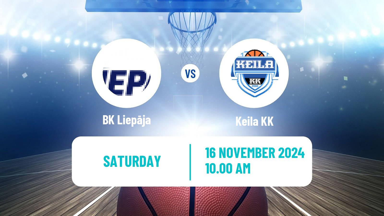 Basketball Estonian–Latvian Basketball League Liepāja - Keila