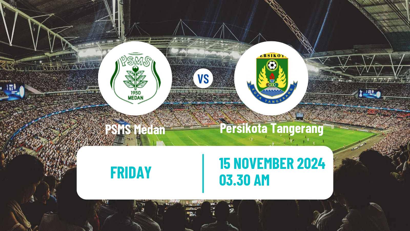 Soccer Indonesian Liga 2 PSMS Medan - Persikota Tangerang