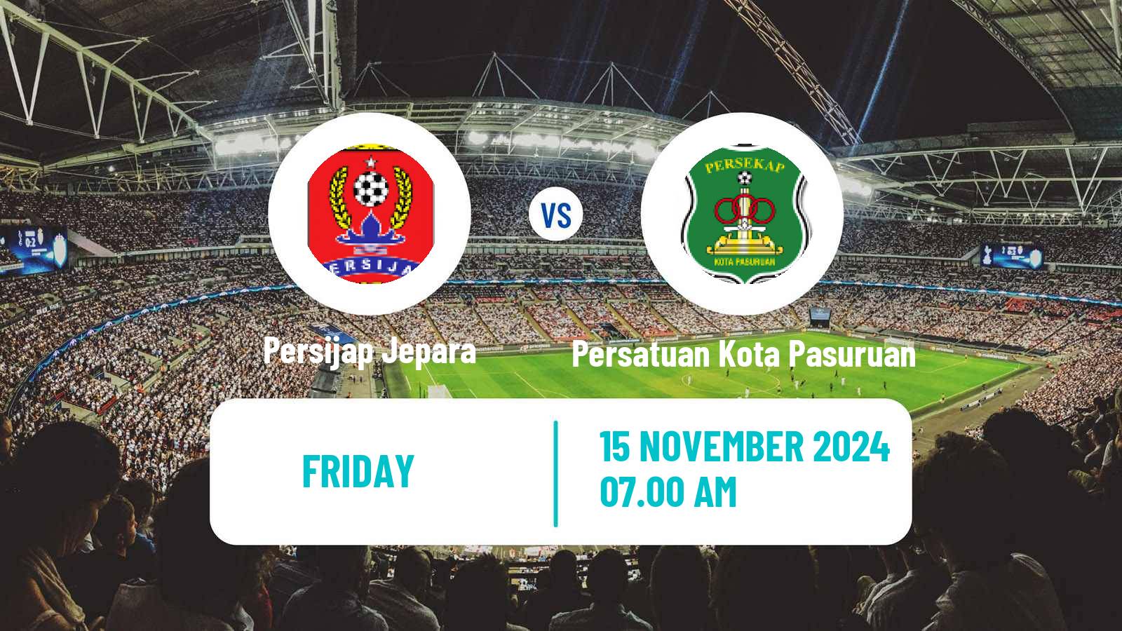 Soccer Indonesian Liga 2 Persijap Jepara - Persatuan Kota Pasuruan