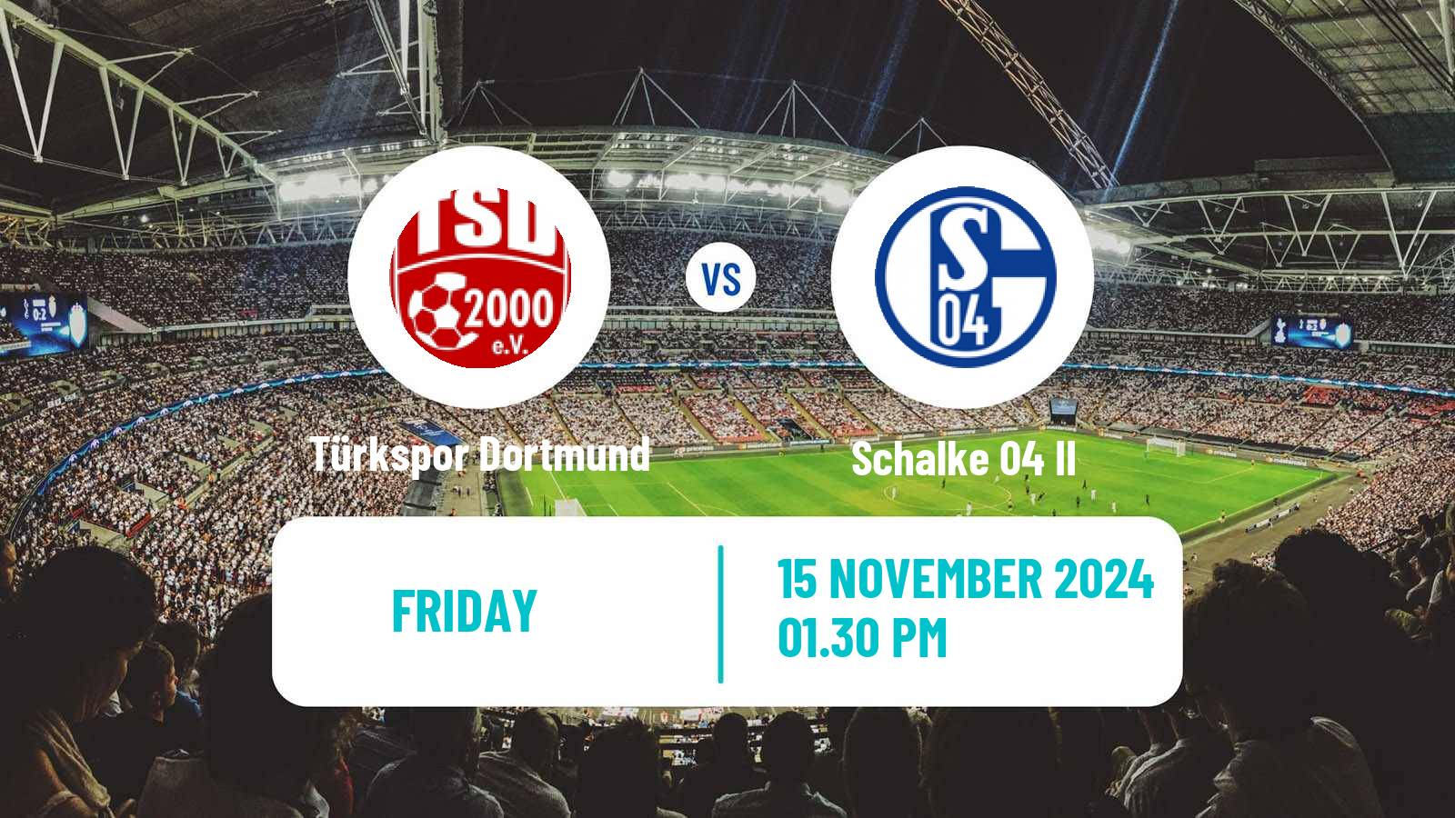 Soccer German Regionalliga West Türkspor Dortmund - Schalke 04 II