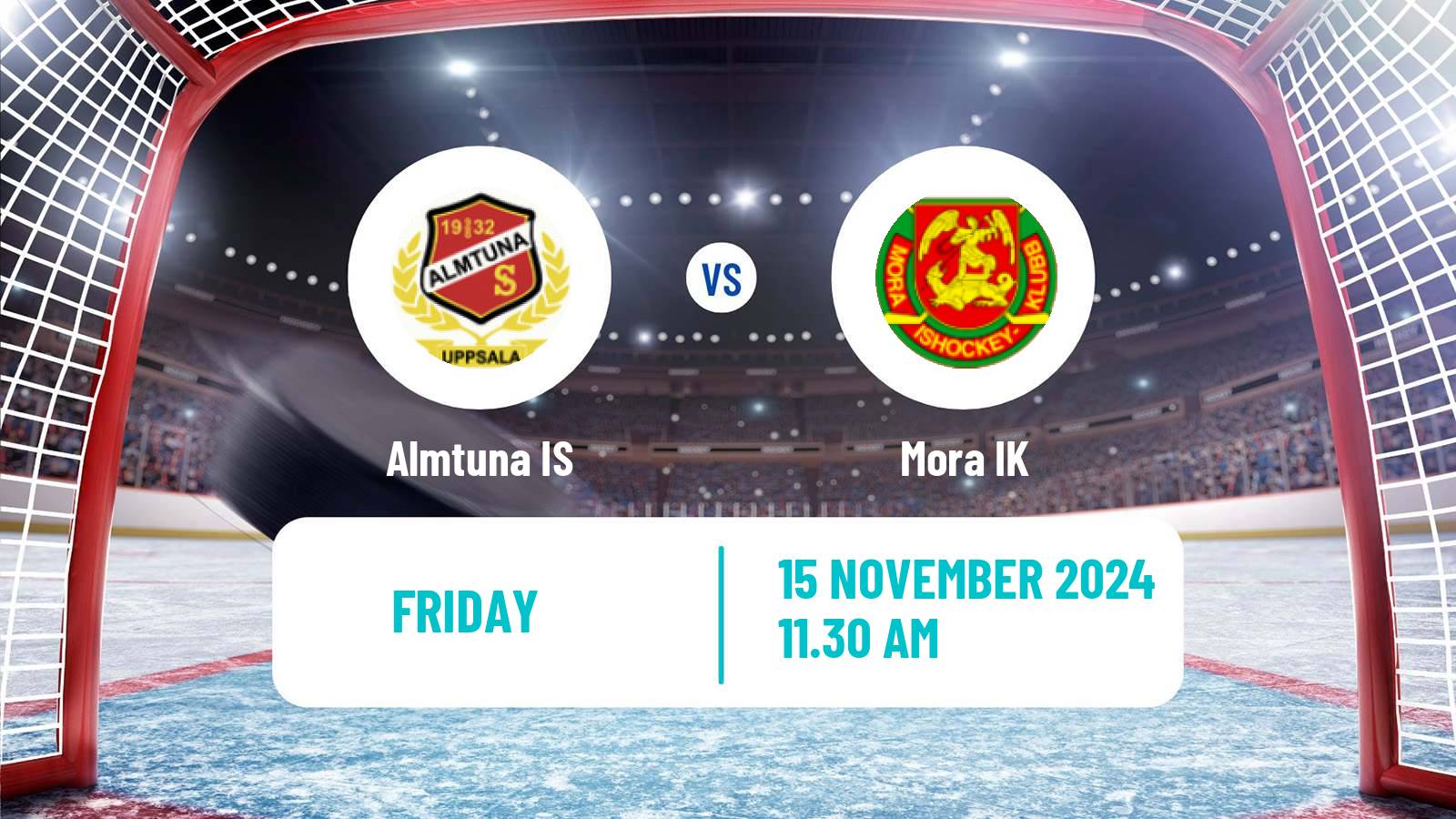 Hockey Swedish Hockey Allsvenskan Almtuna IS - Mora