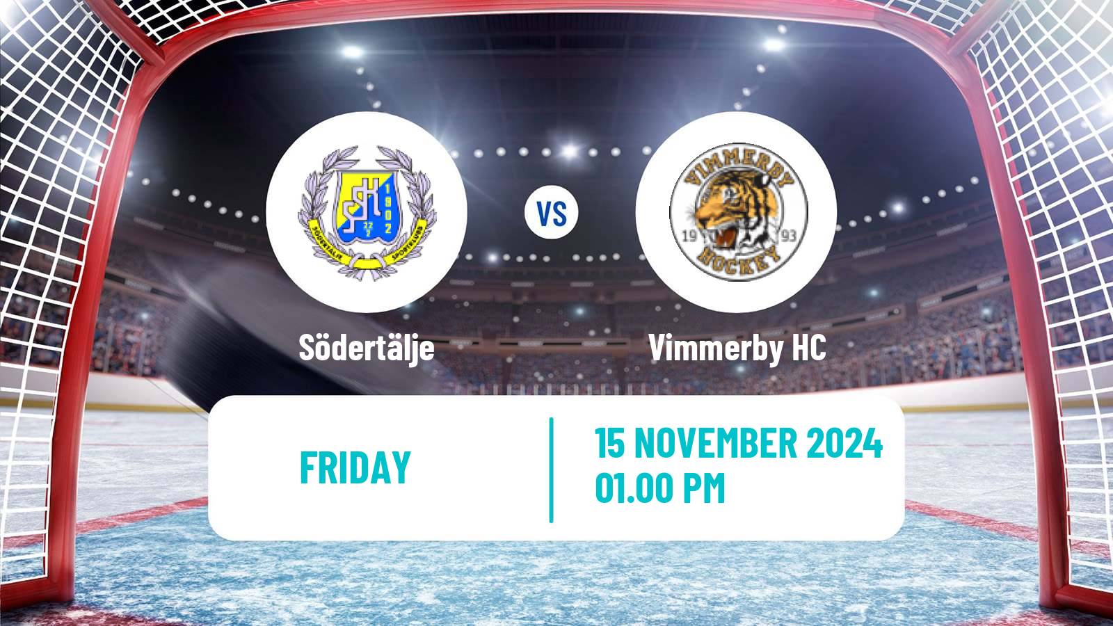 Hockey Swedish Hockey Allsvenskan Södertälje - Vimmerby