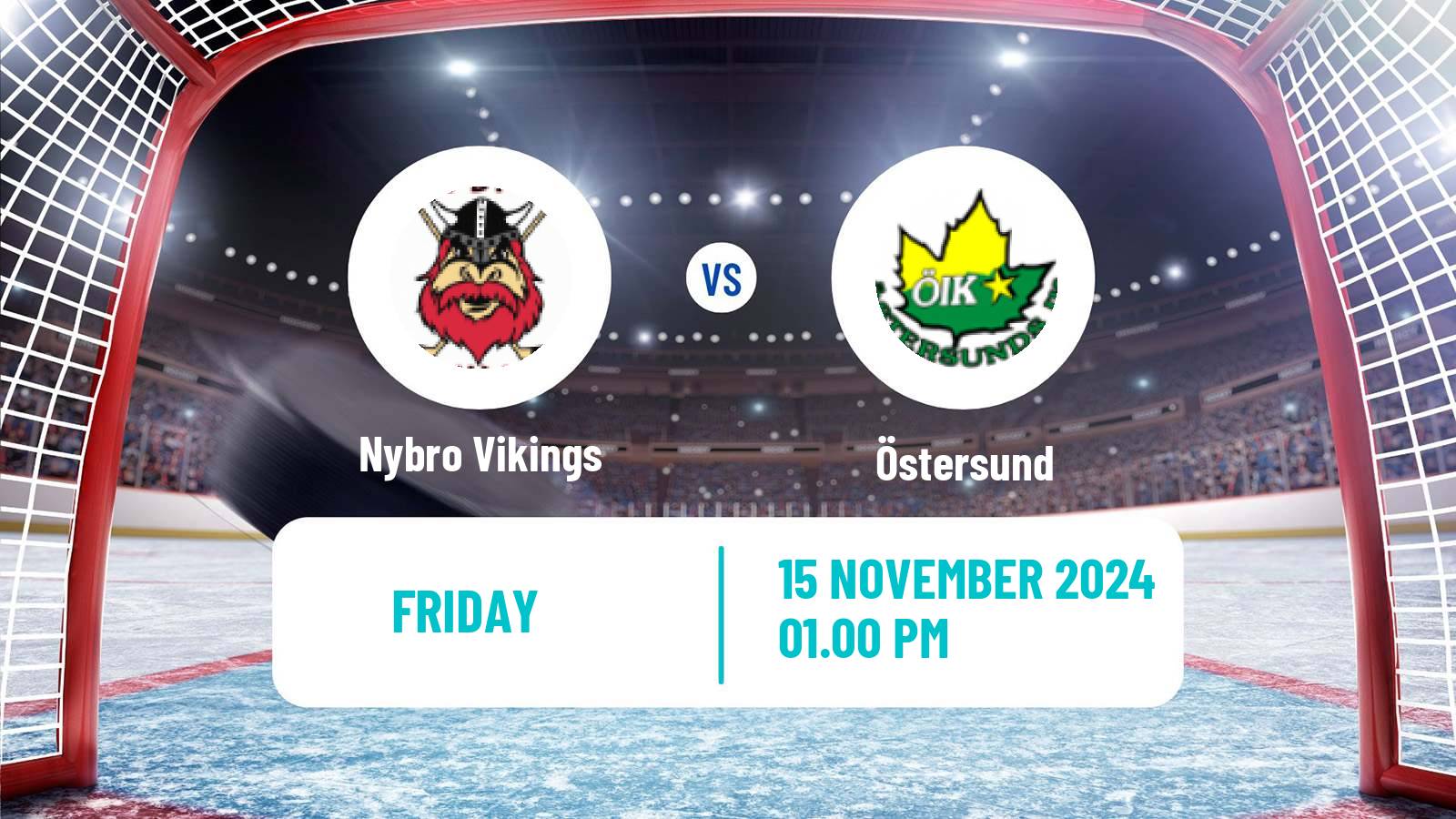 Hockey Swedish Hockey Allsvenskan Nybro Vikings - Östersund