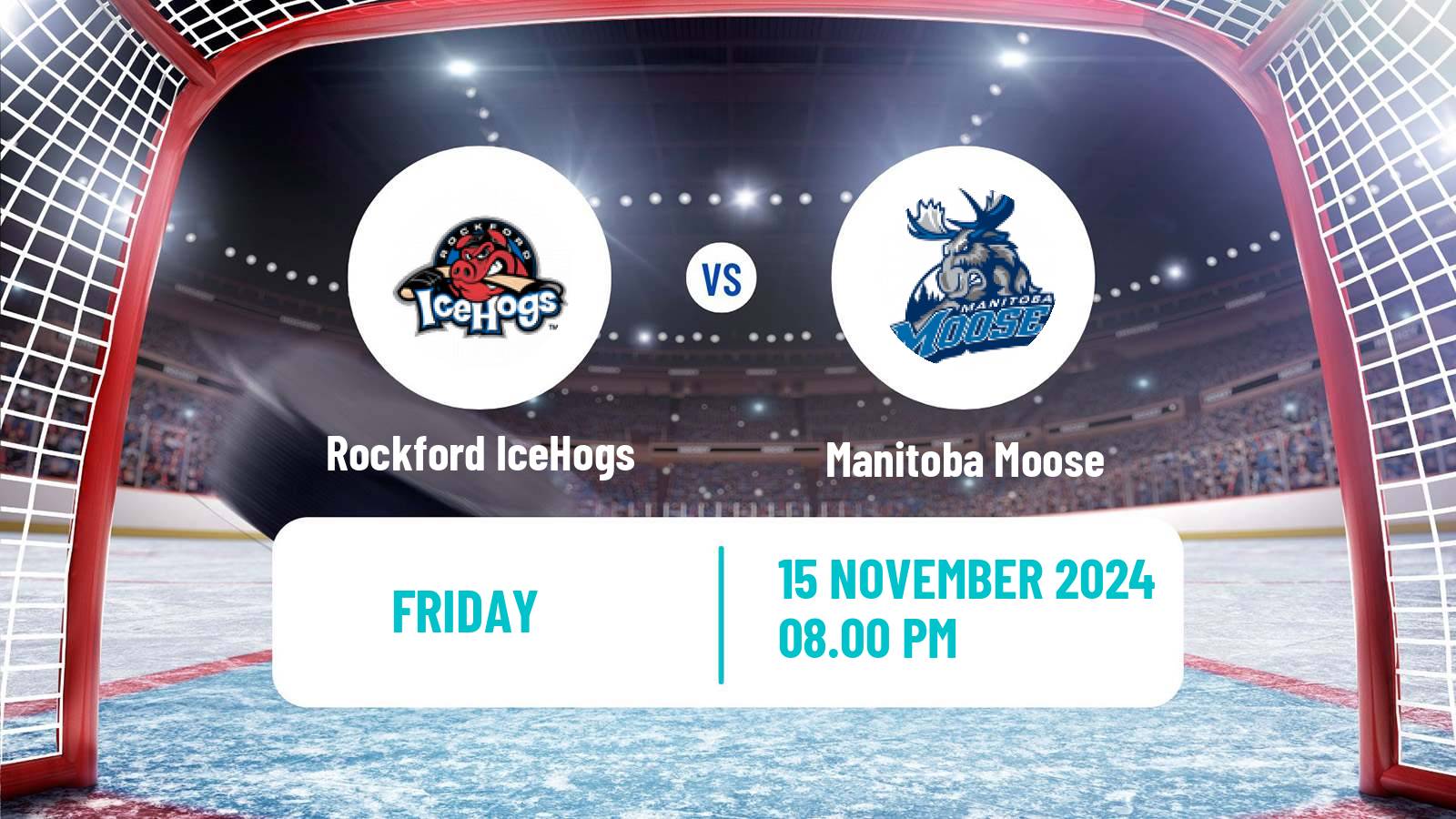 Hockey AHL Rockford IceHogs - Manitoba Moose