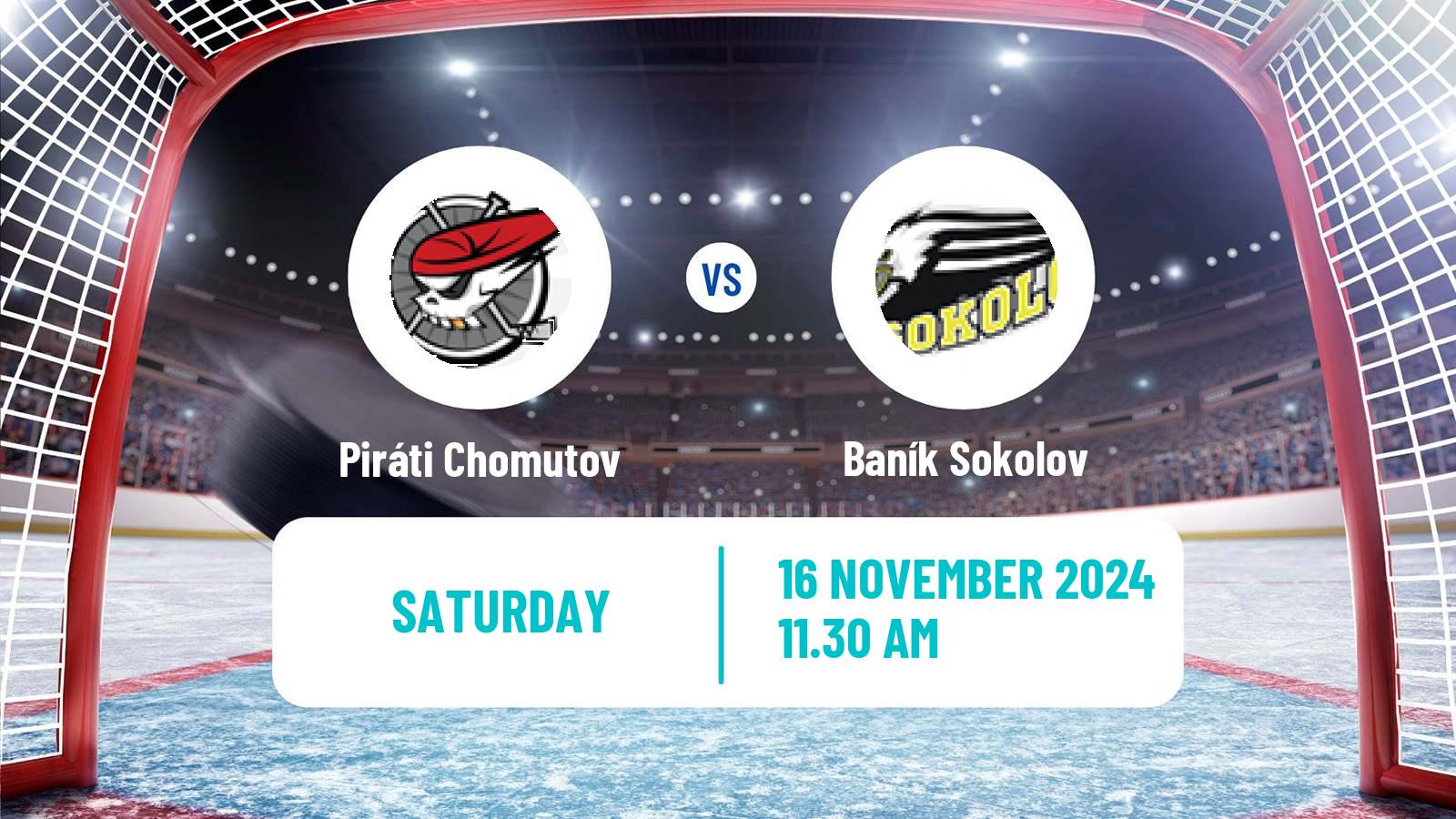 Hockey Czech Chance Liga Piráti Chomutov - Baník Sokolov