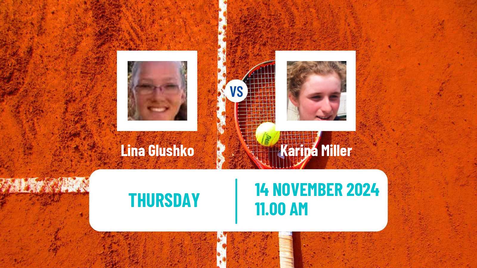 Tennis ITF W50 Austin Tx Women Lina Glushko - Karina Miller