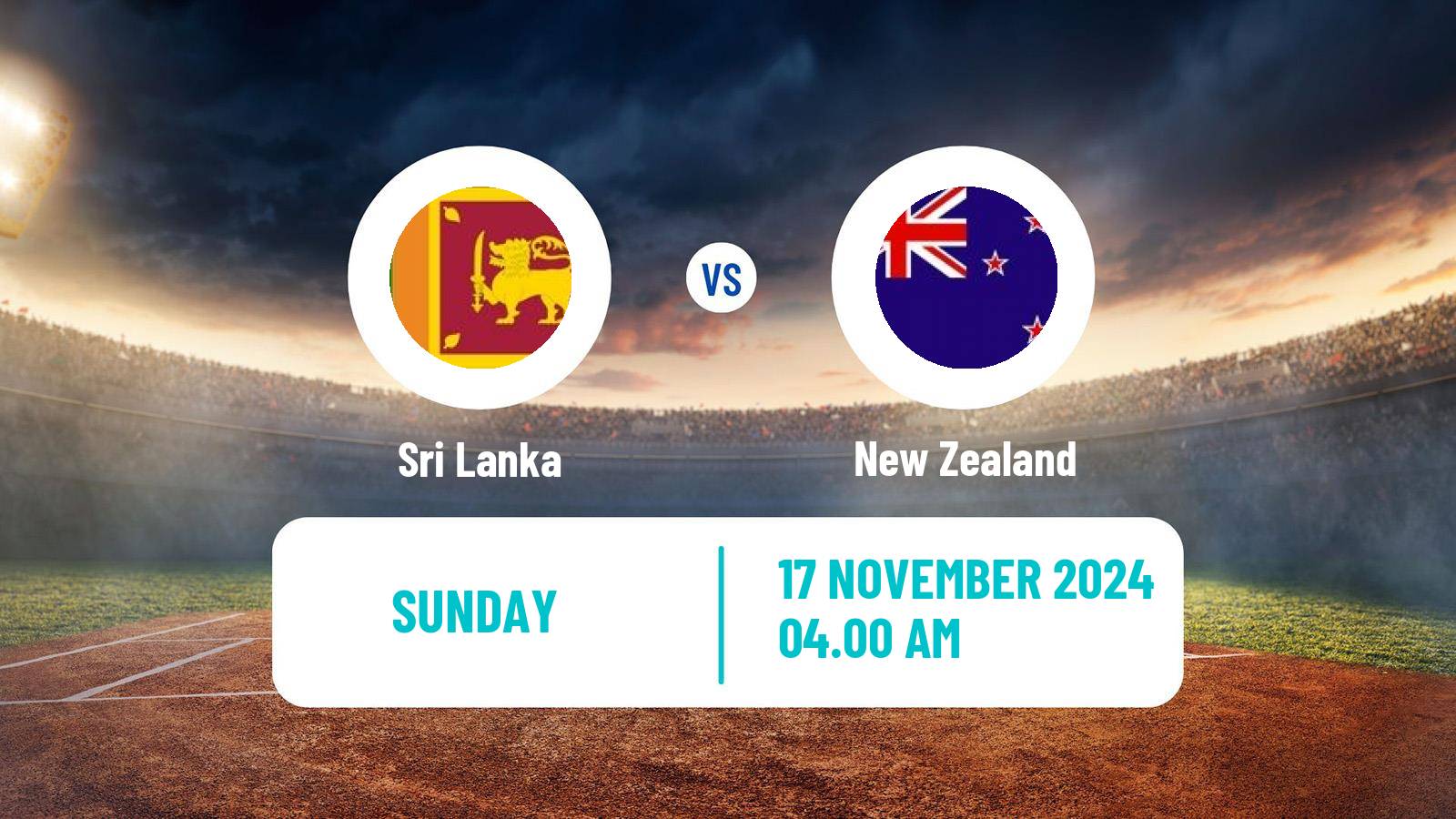 Cricket One Day International Sri Lanka - New Zealand