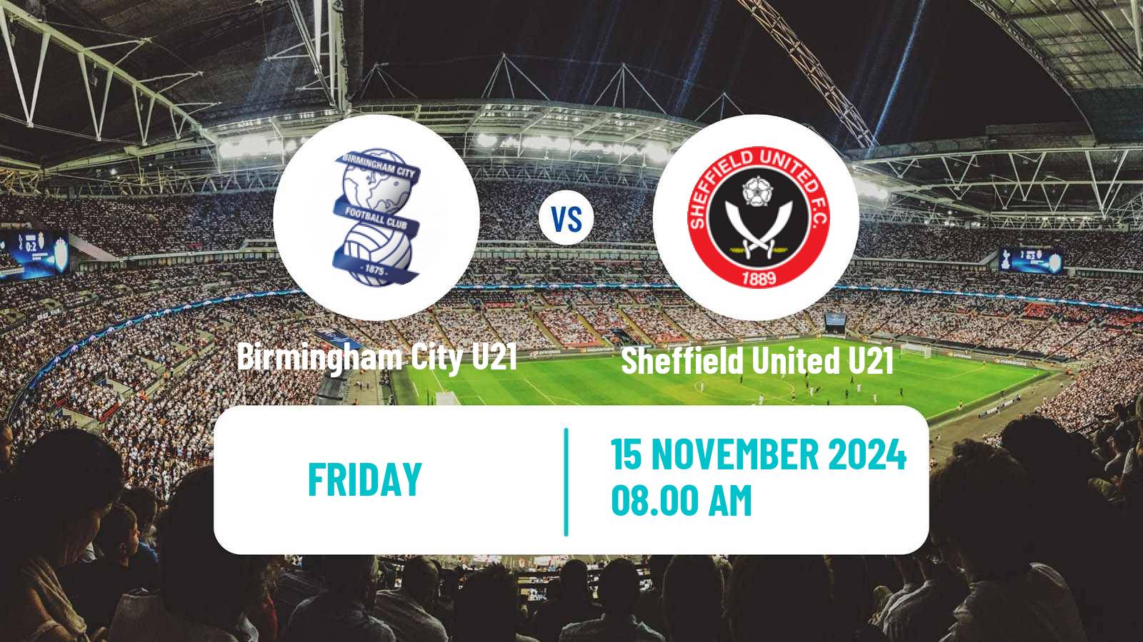 Soccer English Professional Development League Birmingham City U21 - Sheffield United U21